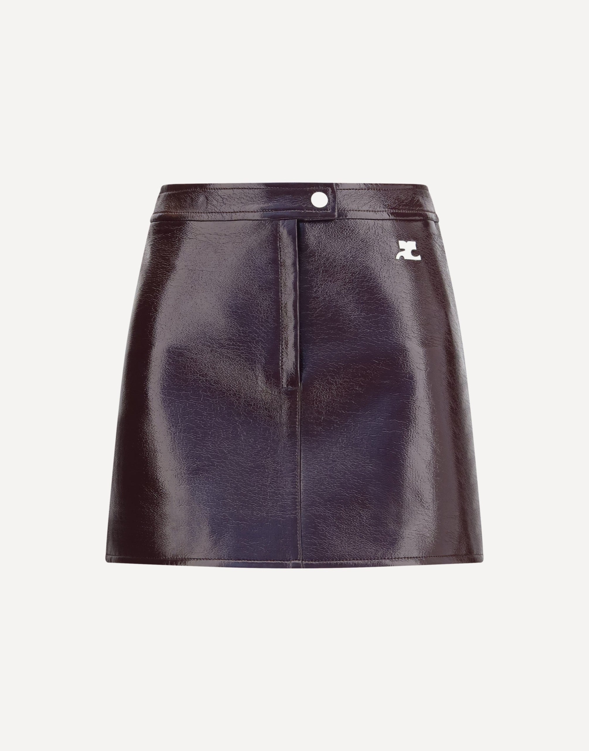 Courrèges Vinyl Mini Skirt