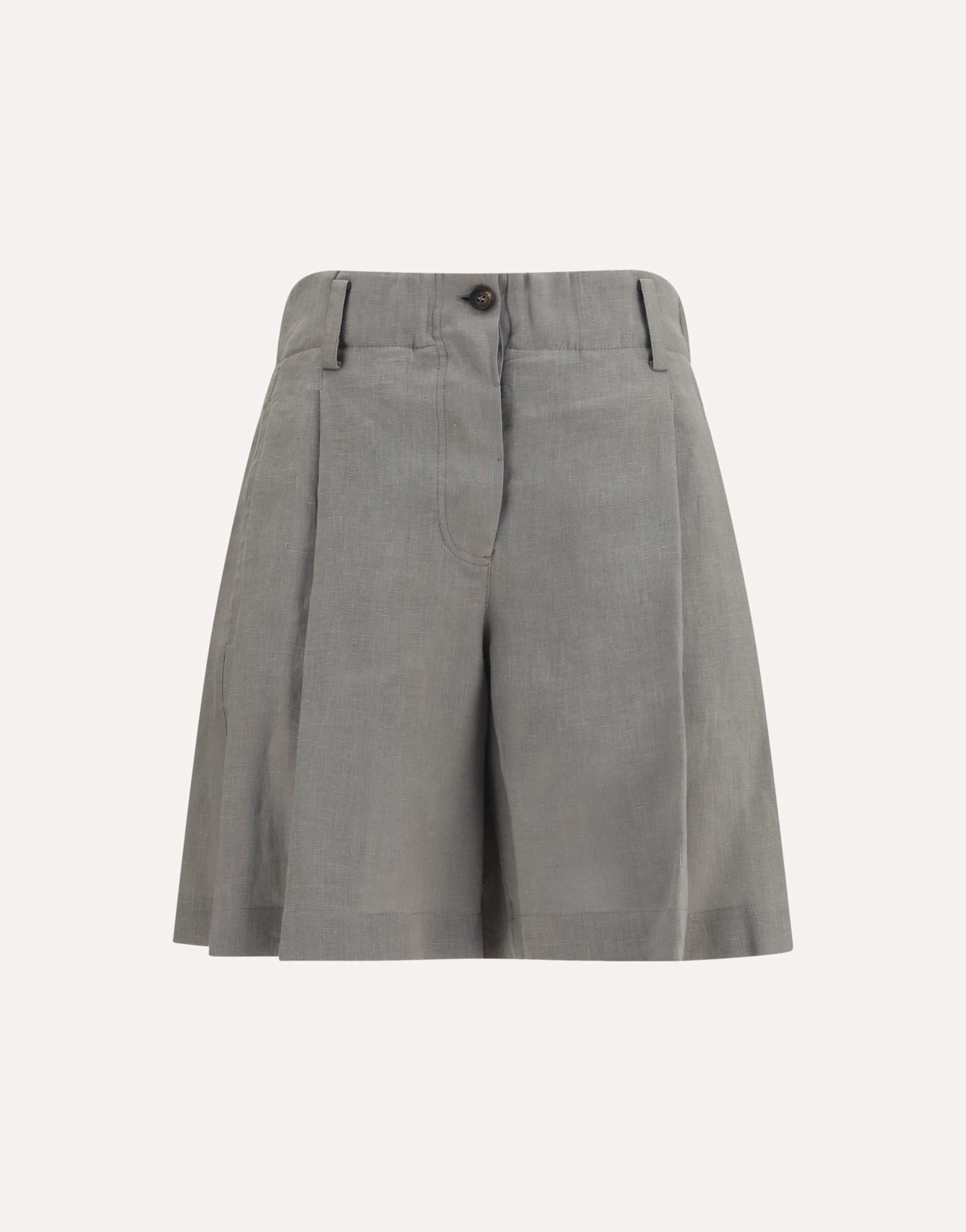 Brunello Cucinelli Linen Bermuda Shorts