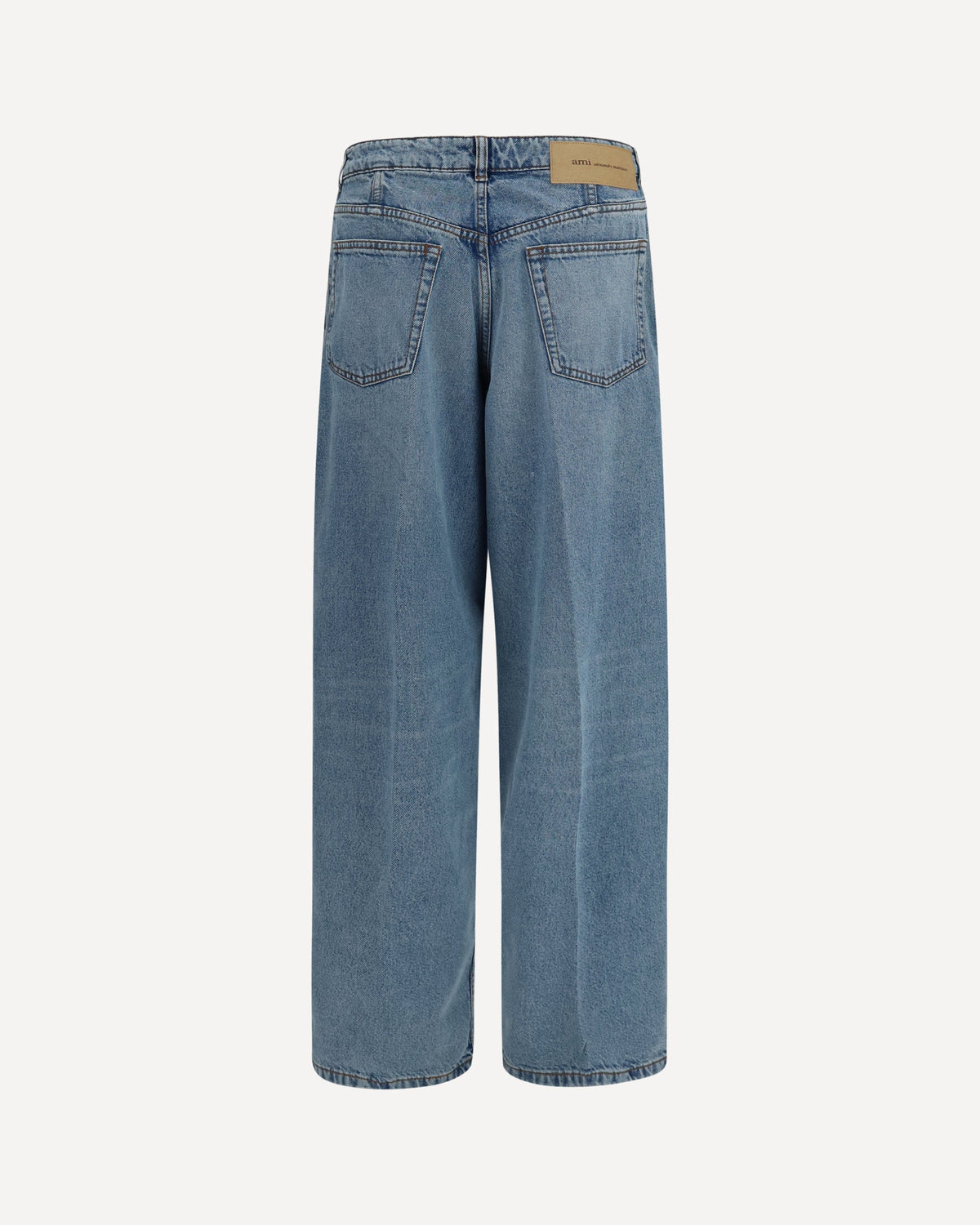Ami Paris Balloon Jeans In Denim - alternate view