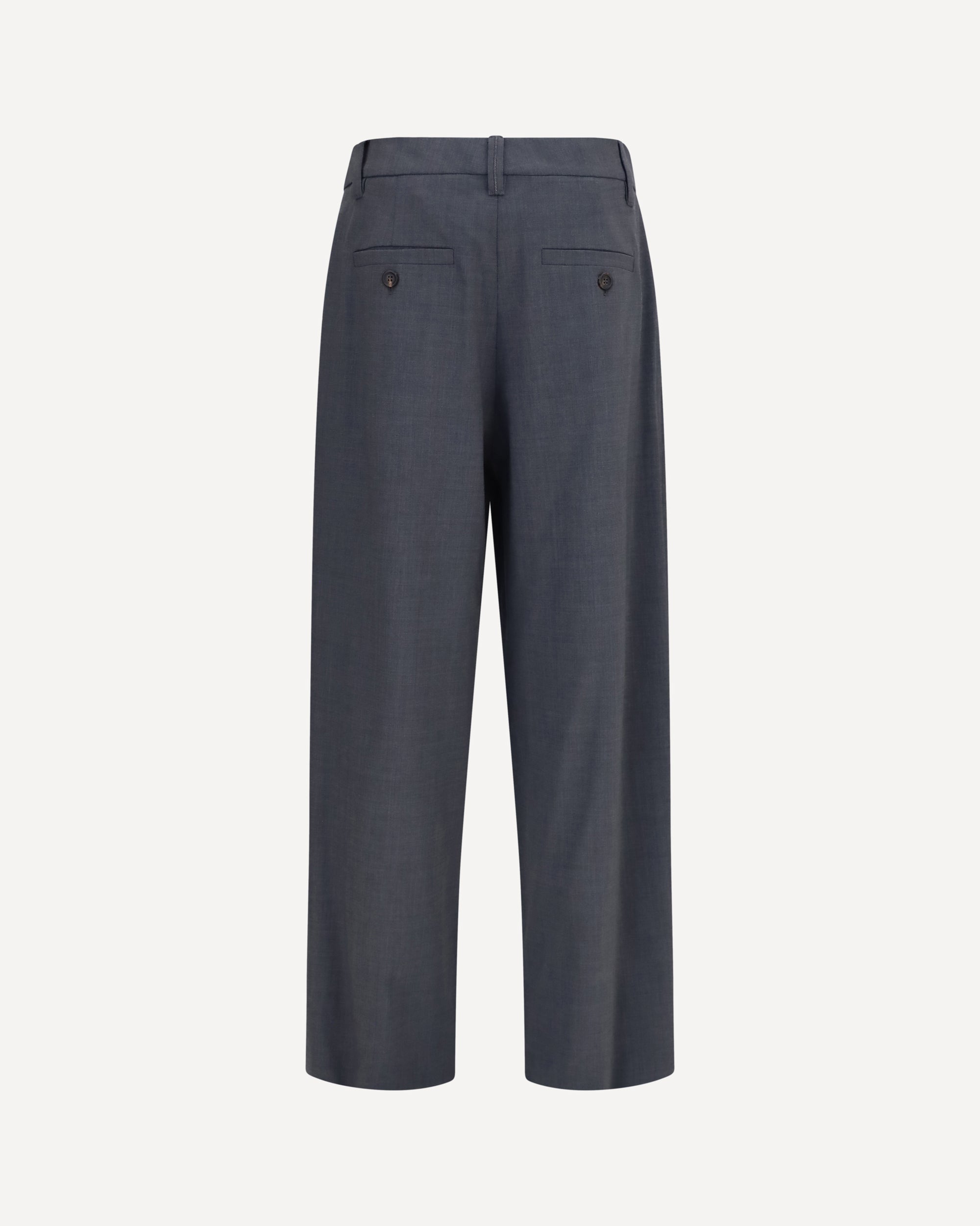 Brunello Cucinelli Tropical Wool Tailored Pants Monili Detail - alternate view