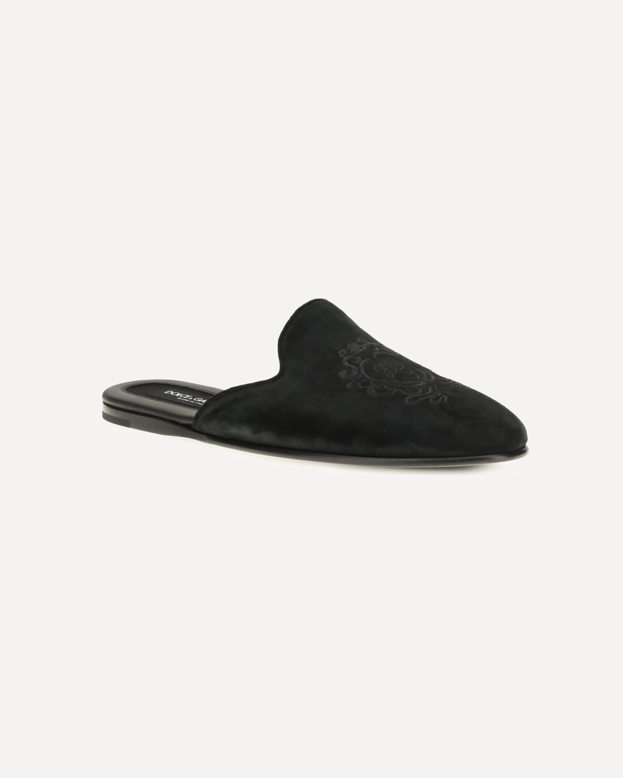 Dolce & Gabbana Calfskin Leather Mules