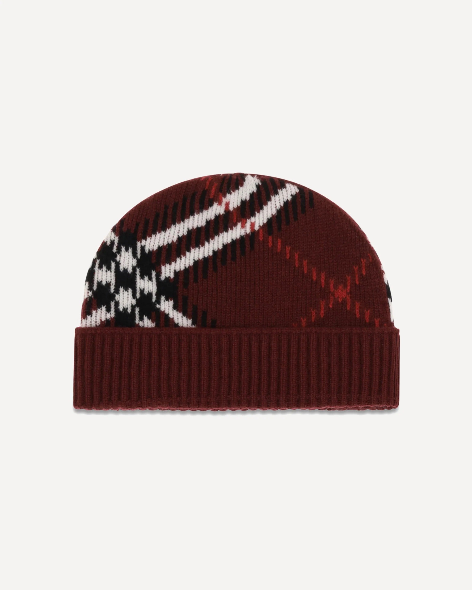 Burberry Cashmere Check Beanie | Sendegaro