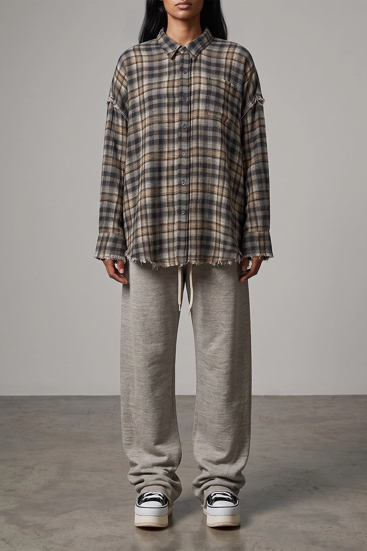 R13 Raw Cut Hem Shirt - alternate view
