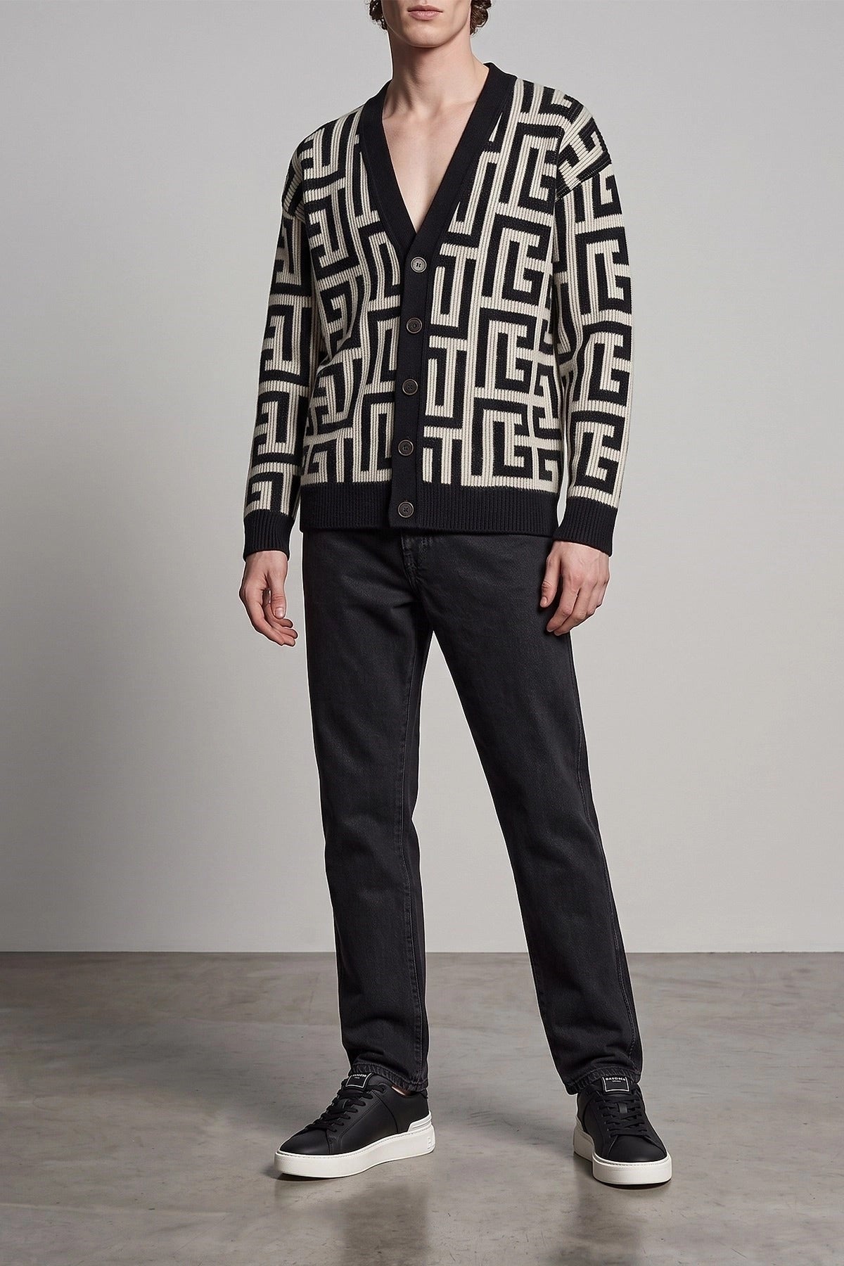 Balmain Monogram Macro Cardigan
