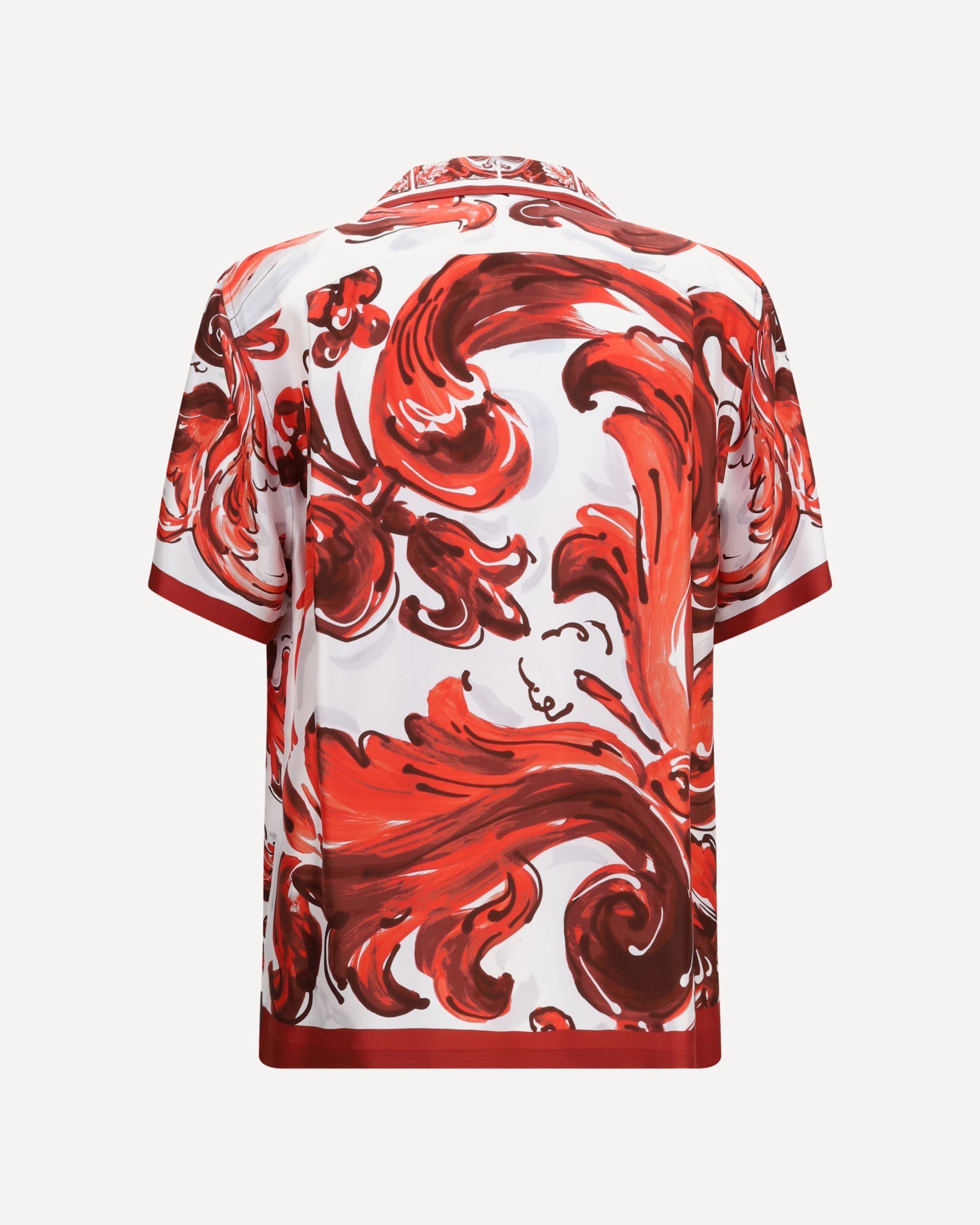Dolce & Gabbana Maiolica Print Hawaii Shirt - alternate view