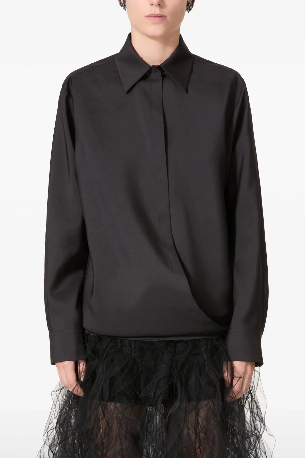 Valentino Garavani Techno Light Wool Shirt - alternate view
