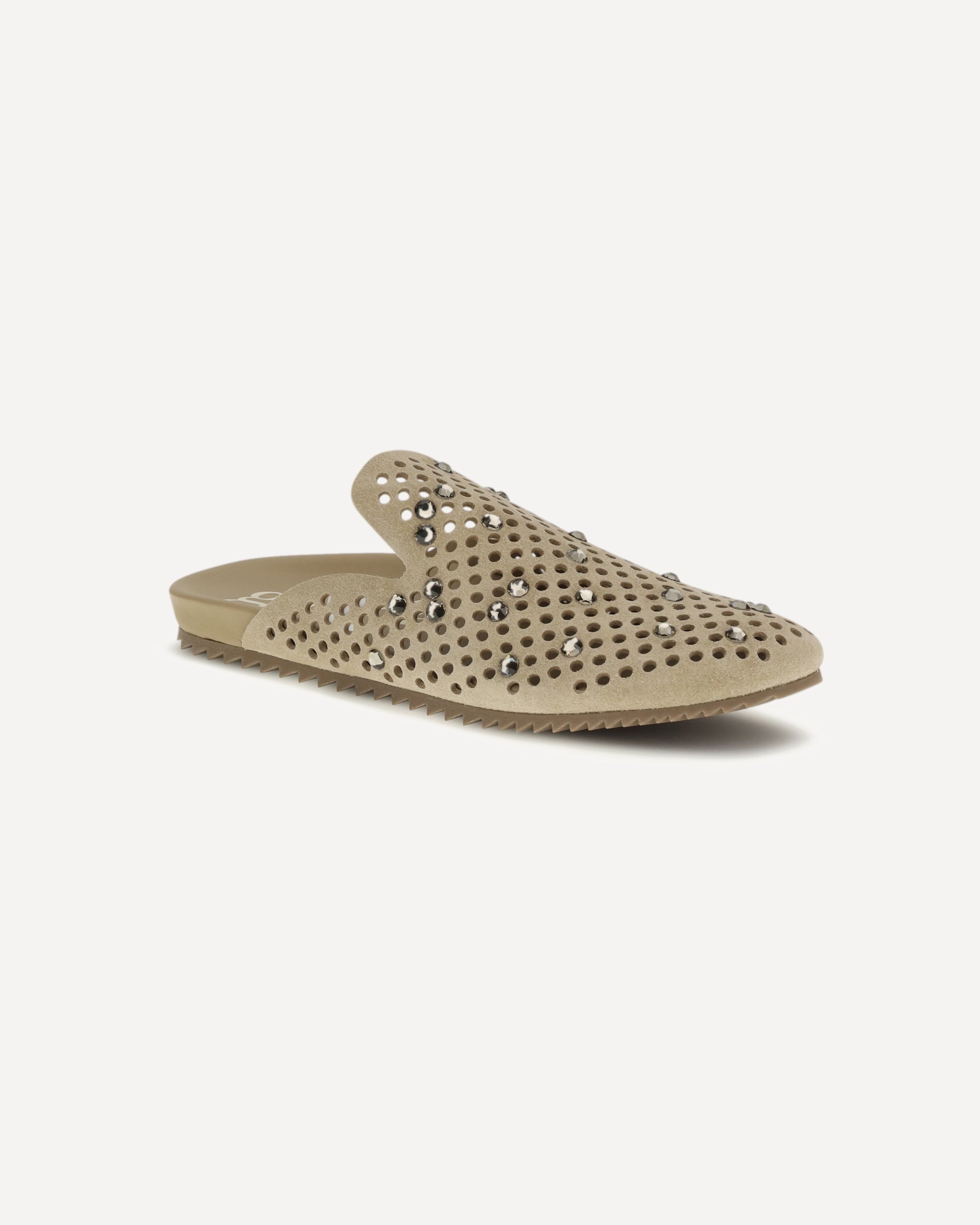 Braidy Mules Suede Rhinestones - alternate view