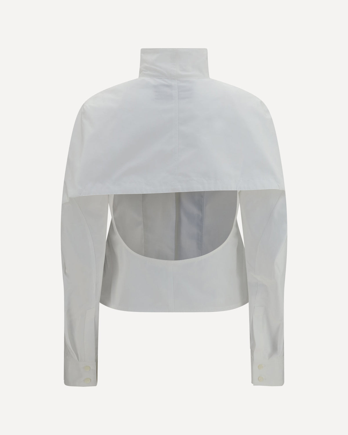 Jacquemus Tulipe Cotton-Poplin Shirt - alternate view