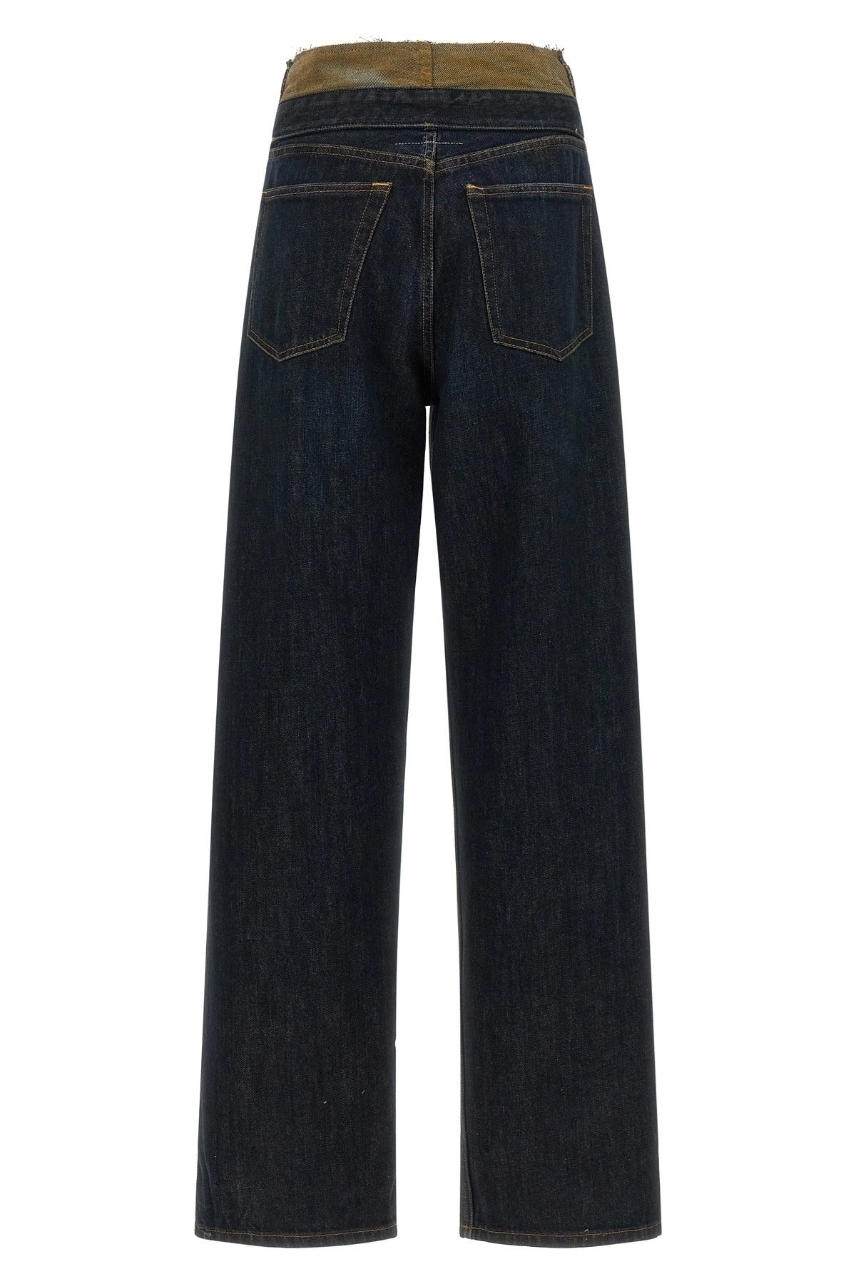 MM6 Maison Margiela Raw Cut Waist Jeans - alternate view