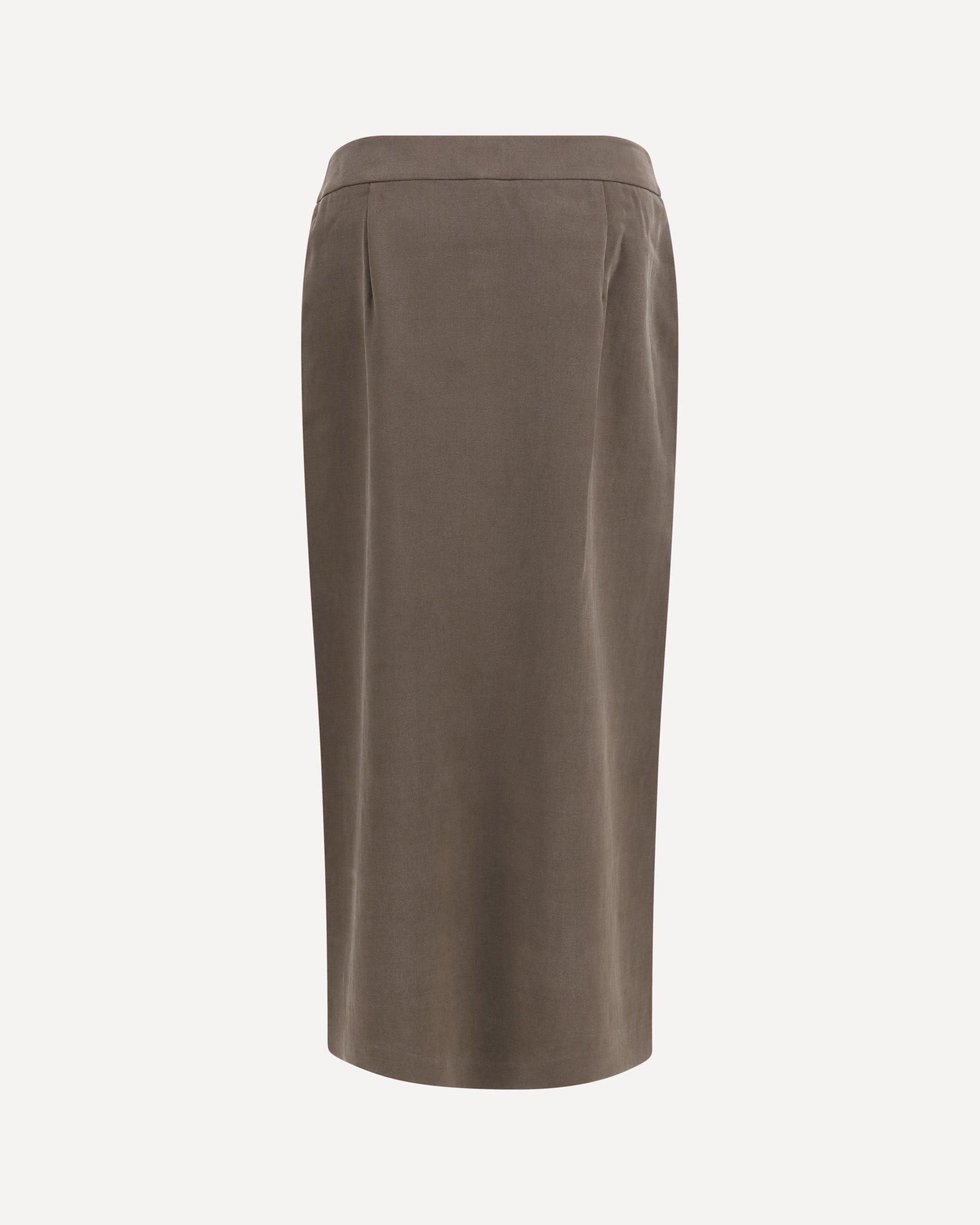Giorgio Armani Silk Wool Wrap Long Skirt