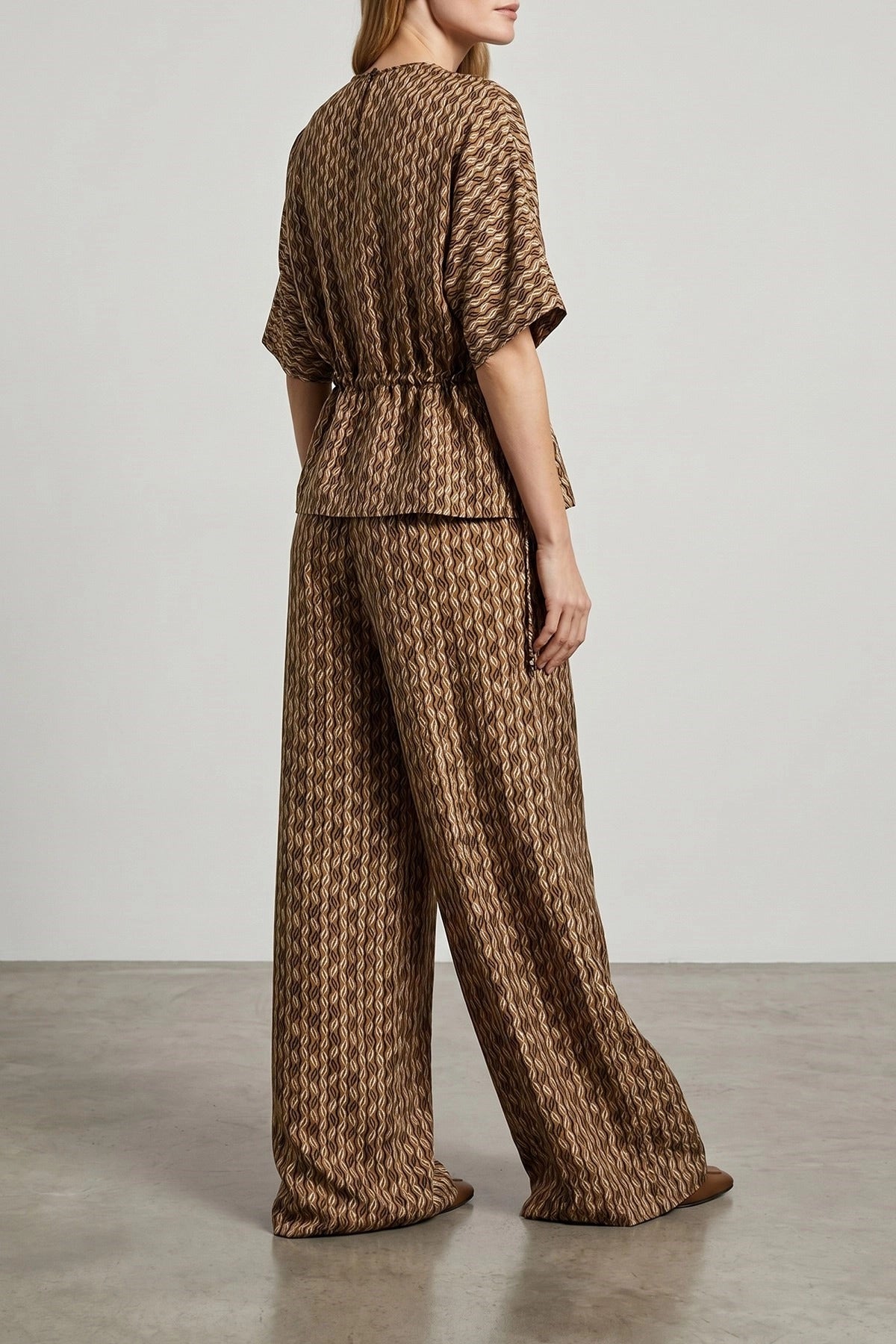 Max Mara Mxmclarino Printed Silk Pants - alternate view