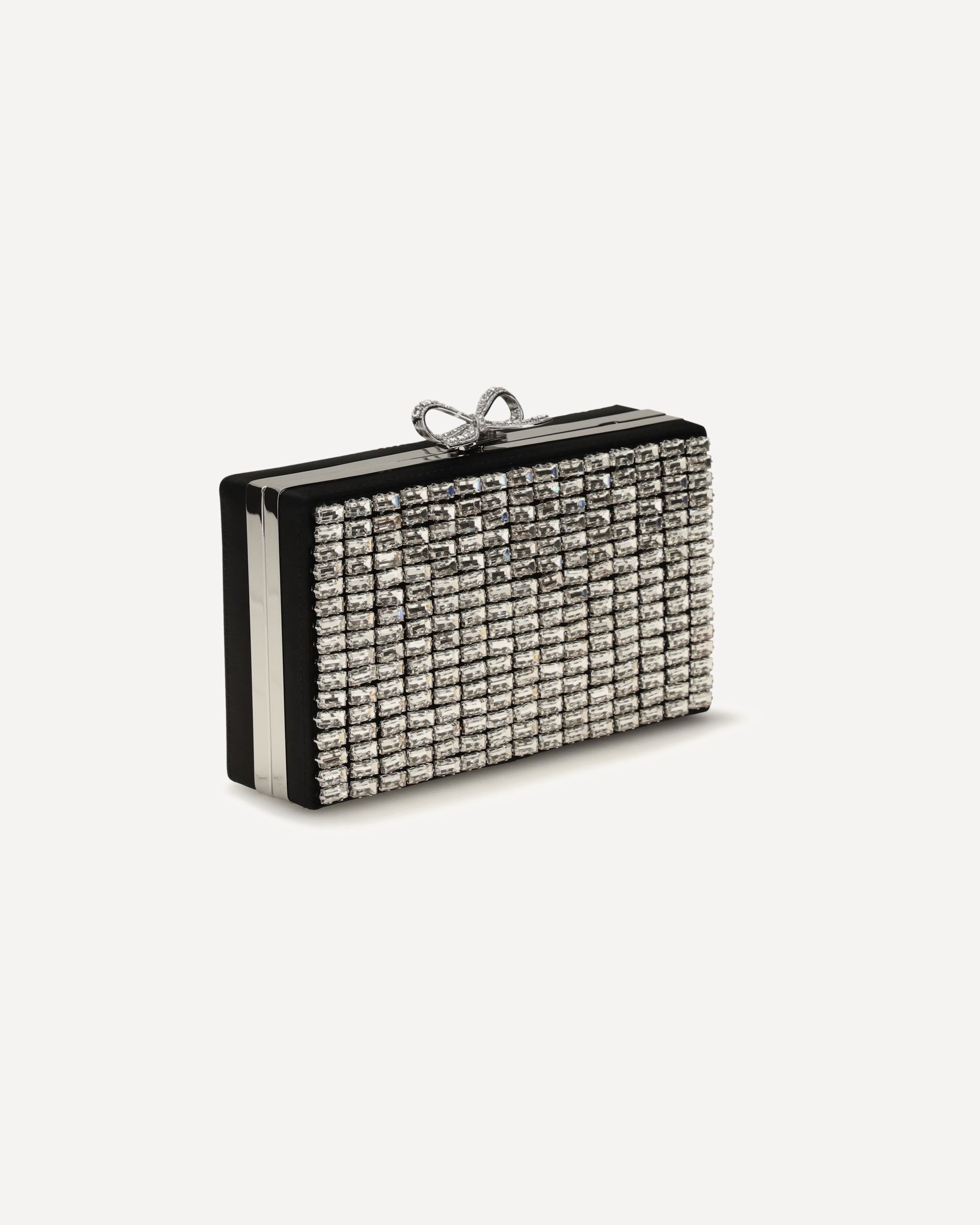 Self-Portrait Crystal Chainmail Clutch - alternate view