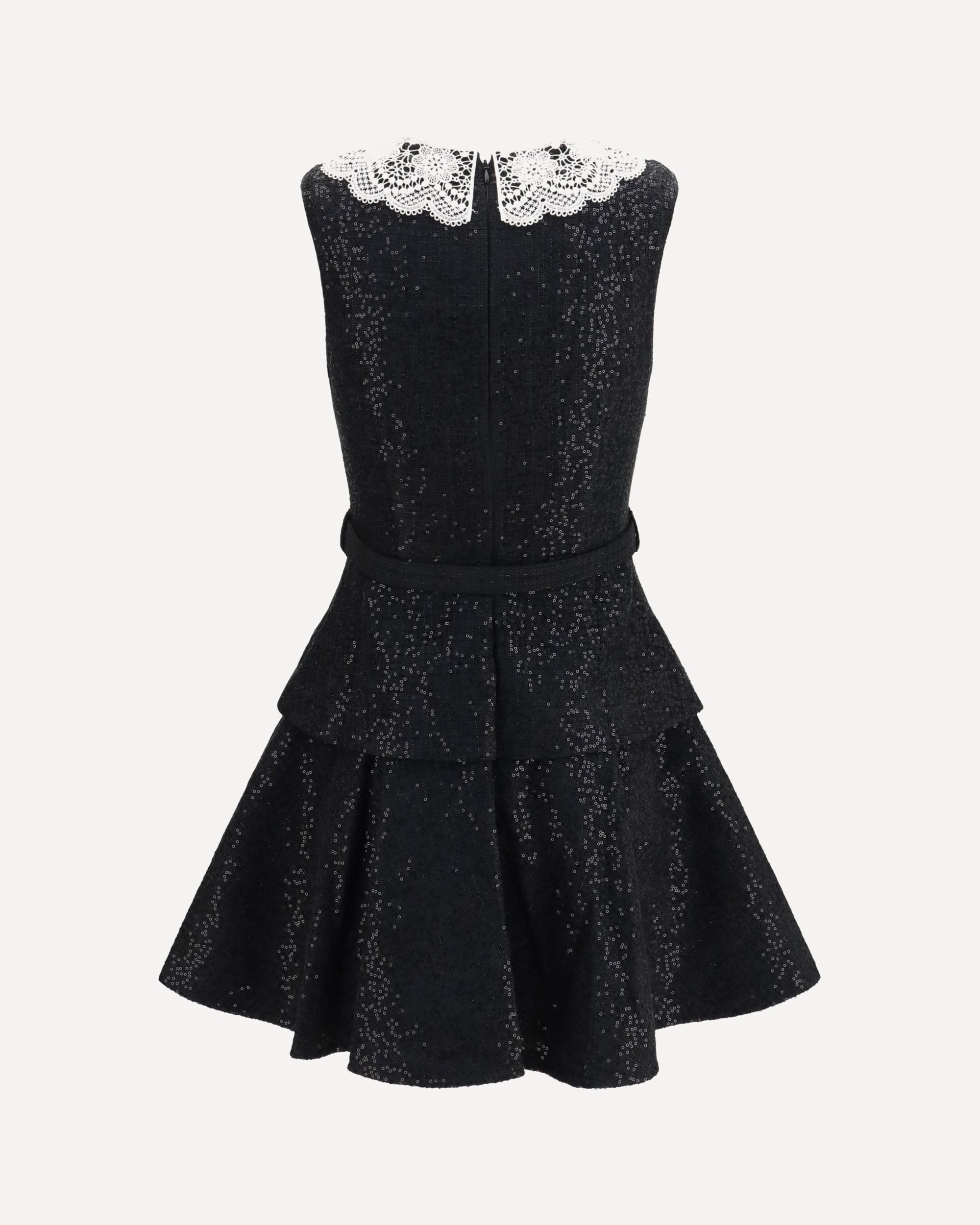 Self-Portrait Sequin Bouclé Dress - alternate view