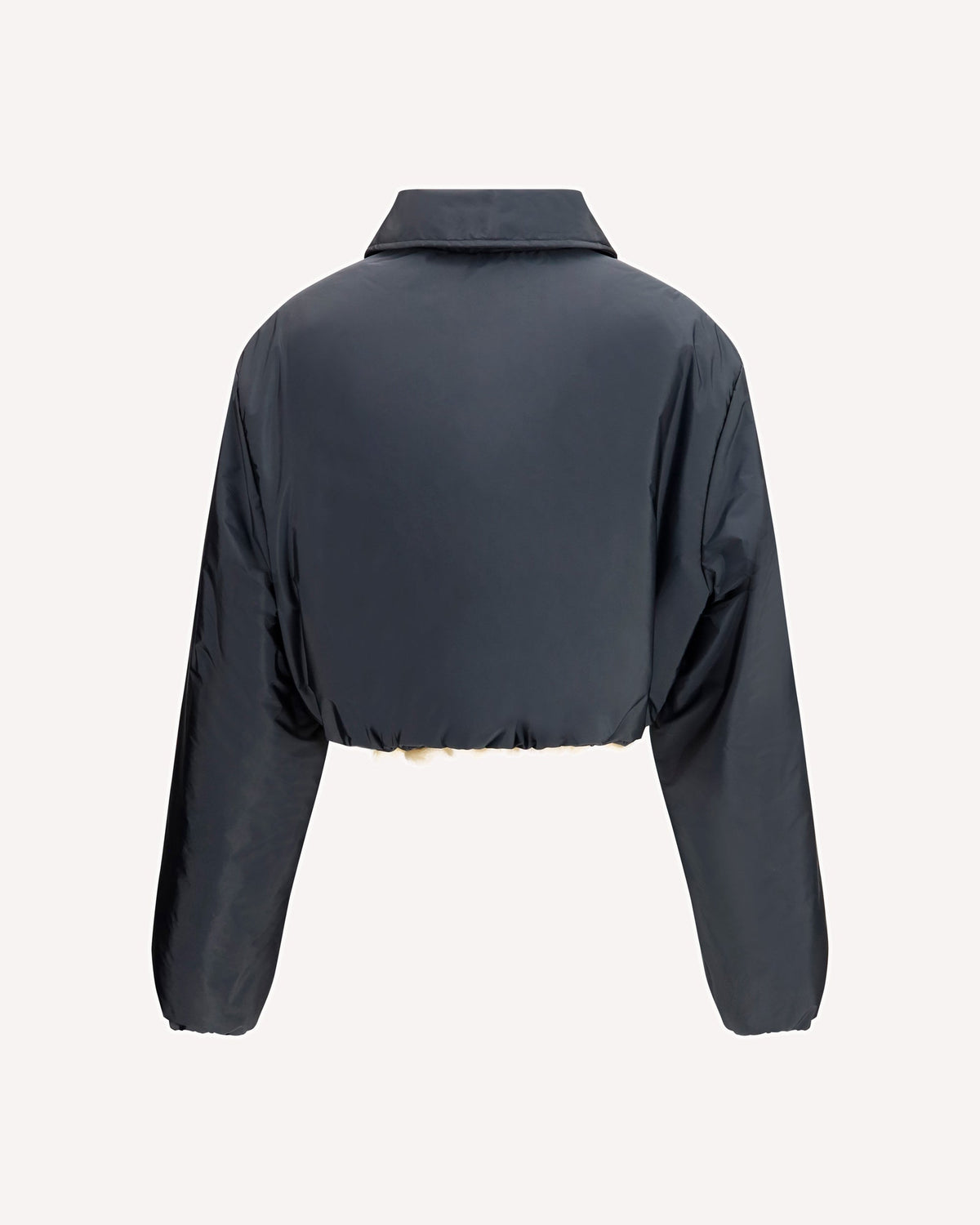 Miu Miu Technical Fabric Shearling Windbreaker Jacket - alternate view