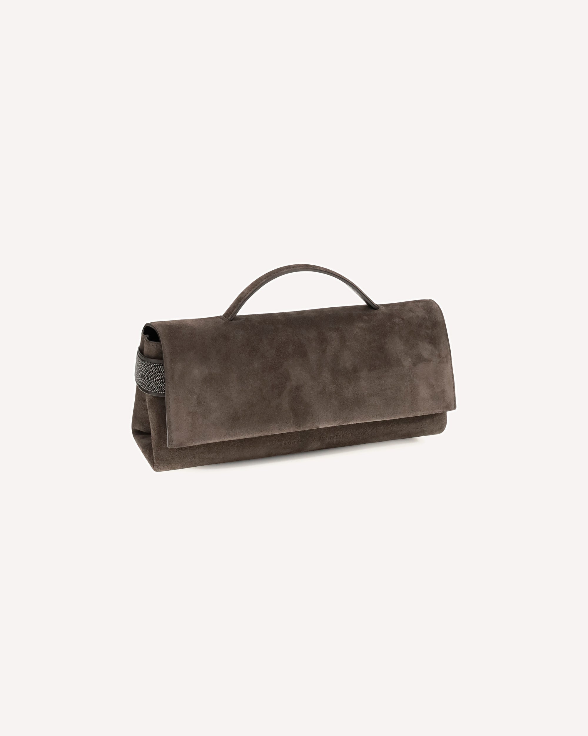 Brunello Cucinelli Essence Suede Top-Handle Bag | Sendegaro JP