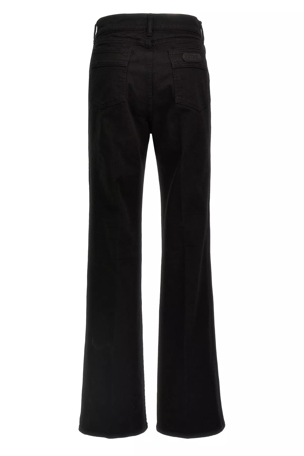 Tom Ford Stretch Twill Denim Wide Flare Jeans - alternate view