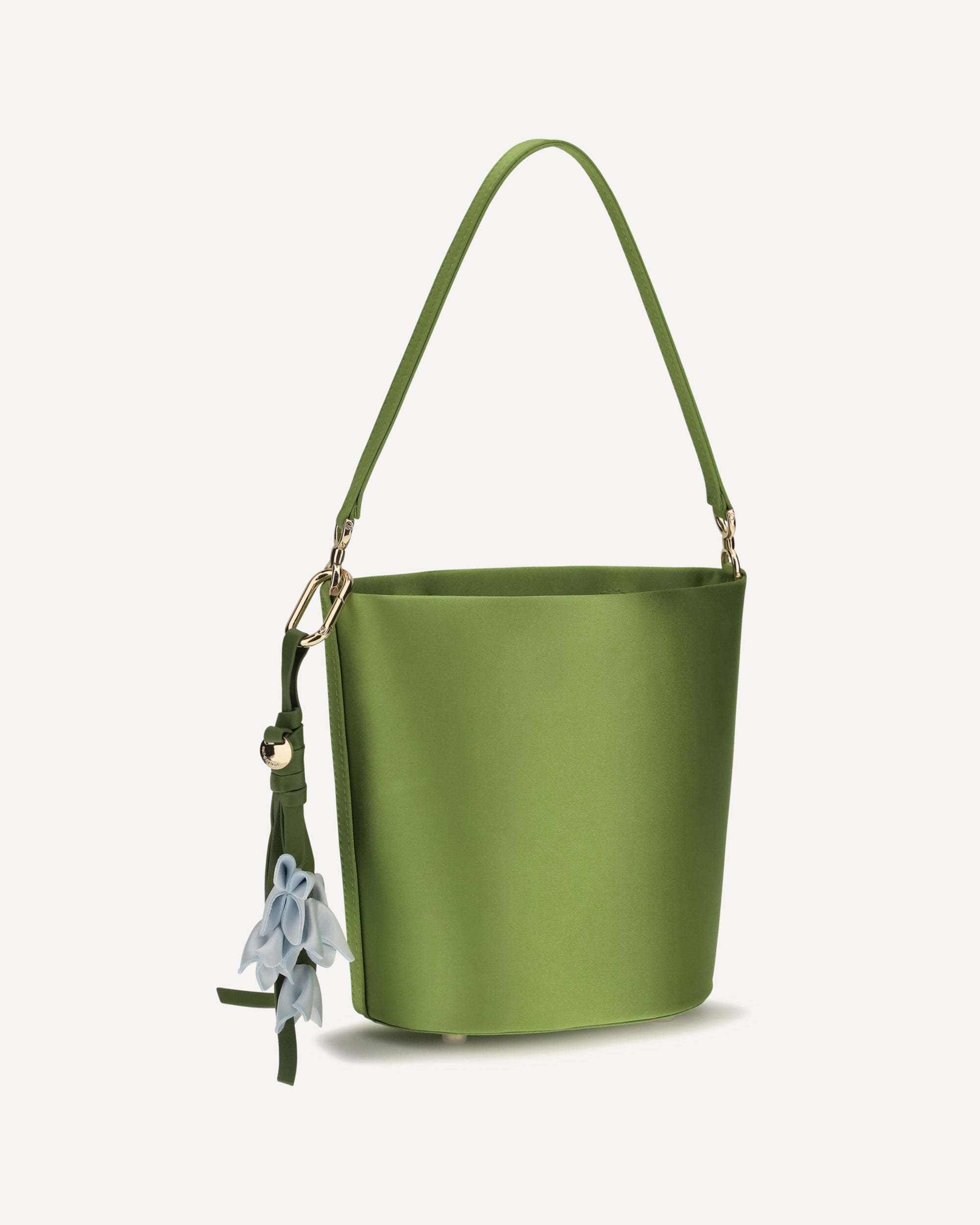 Self-Portrait Satin Bucket Bag - alternate view