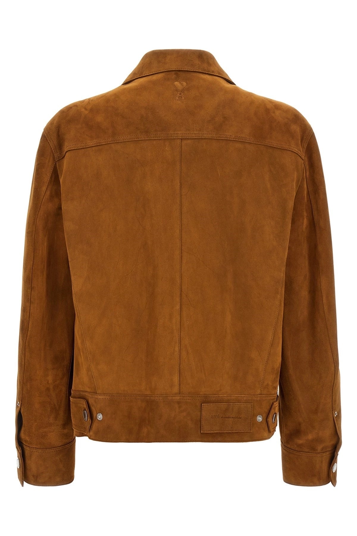 Ami Paris Suede Trucker Jacket - alternate view