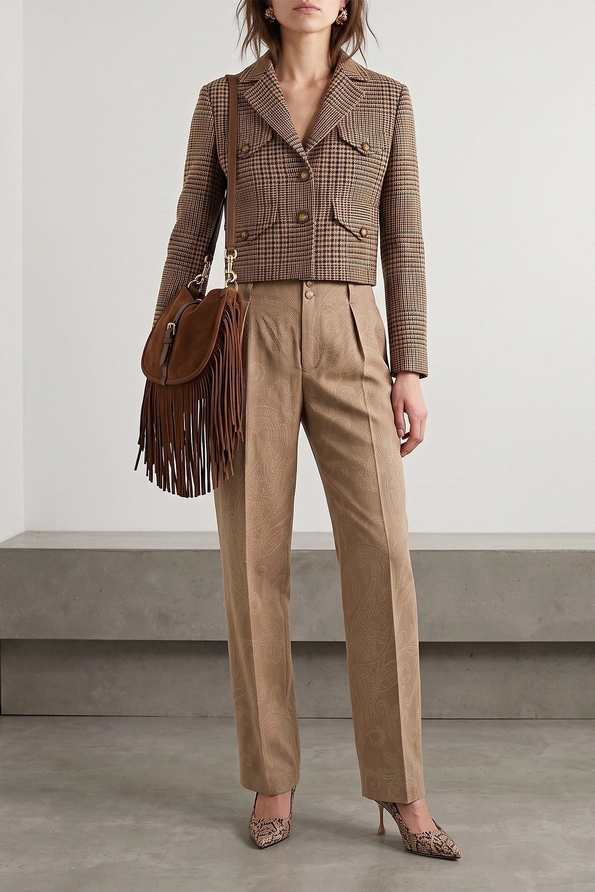 Etro Paisley Jacquard Pants