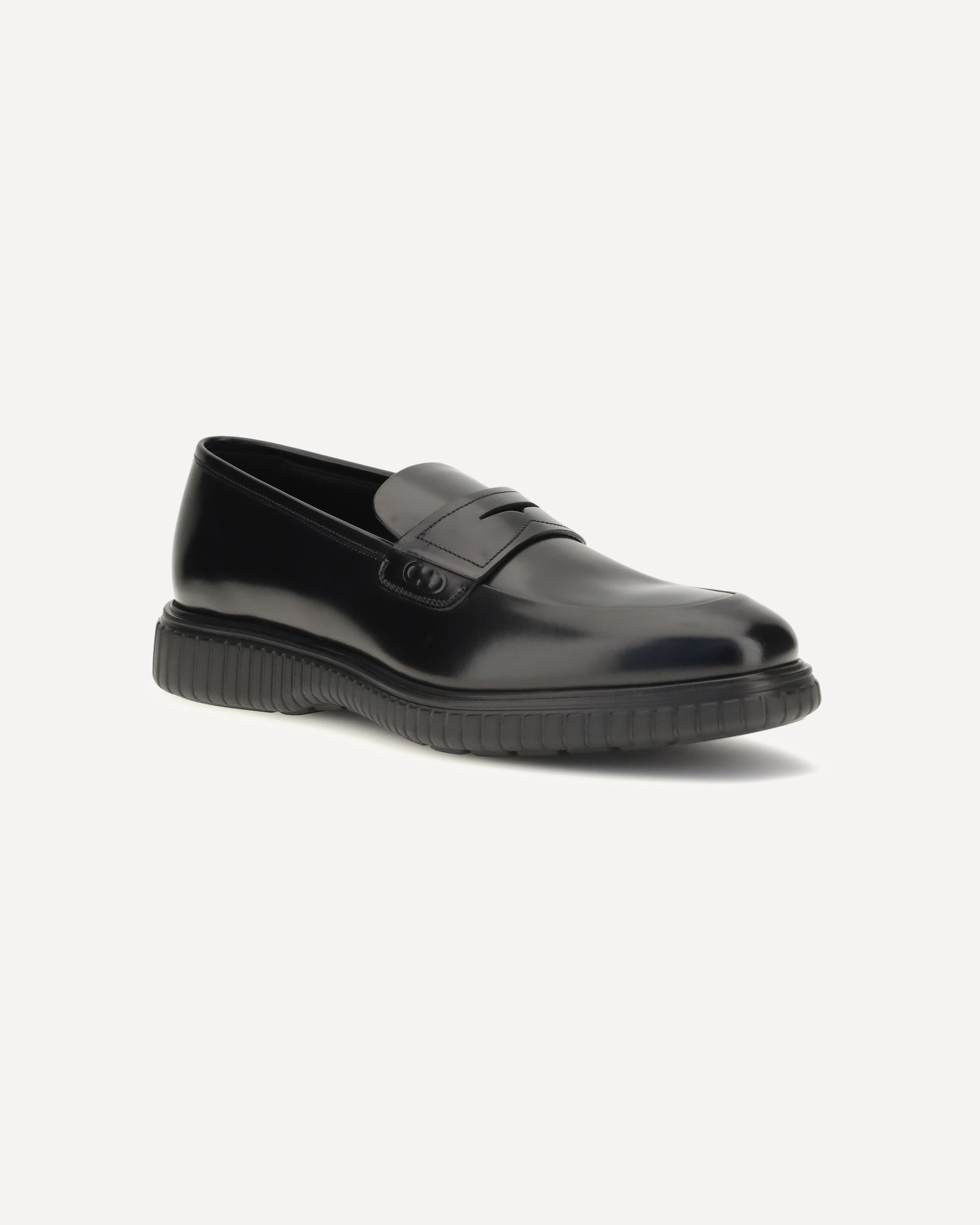 Ferragamo Brushed Calfskin Loafers - alternate view