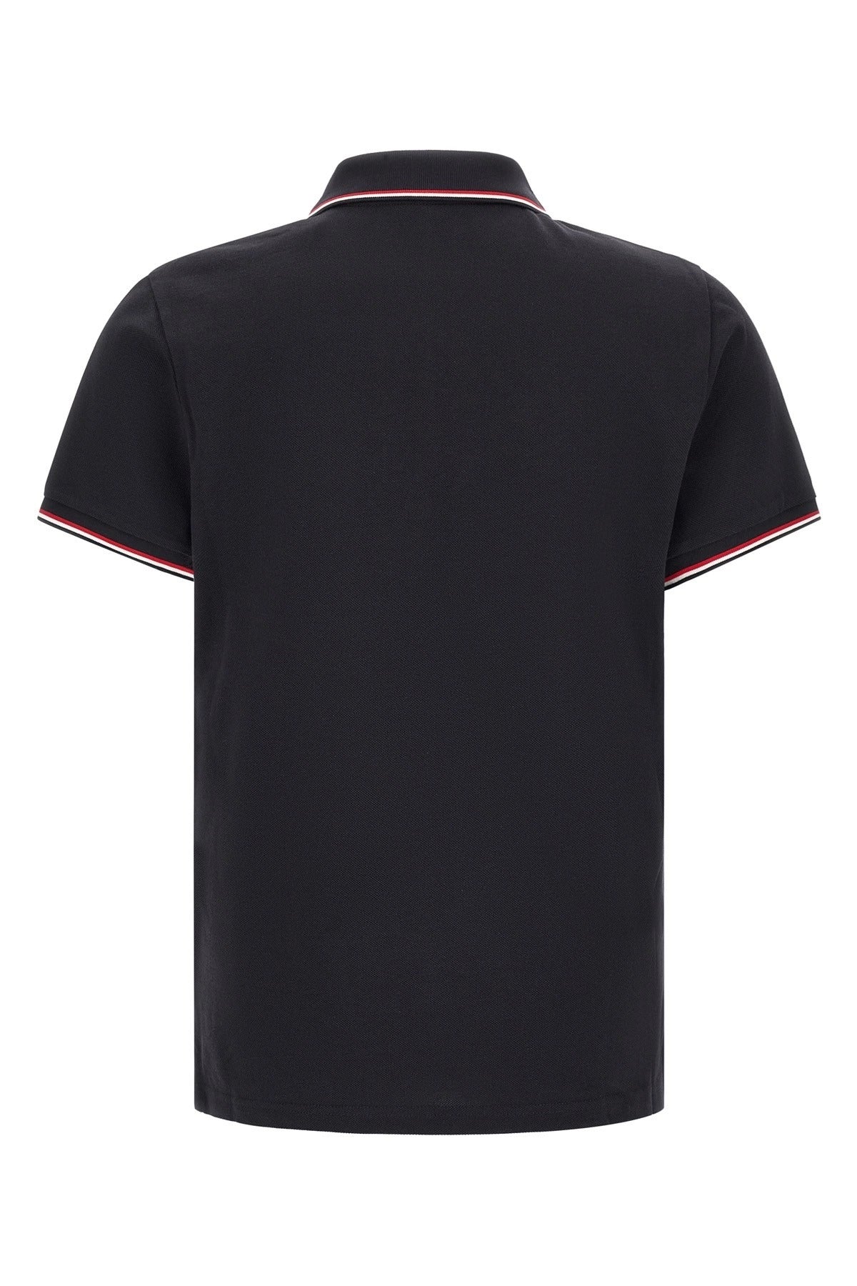 Moncler Tricolor Trim Polo Shirt - alternate view