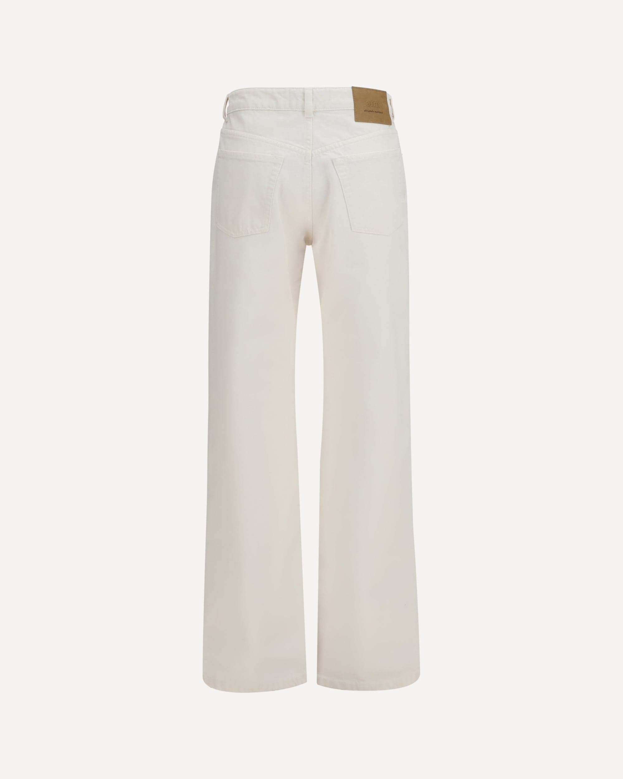 High-Rise Straight-Leg Cotton Jeans - alternate view
