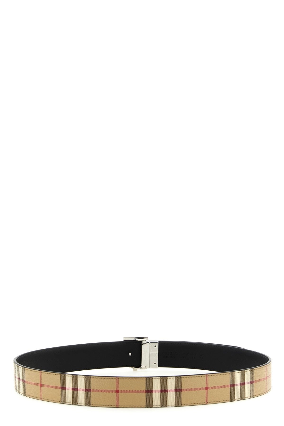 Burberry Monogram Buckle Reversible Belt