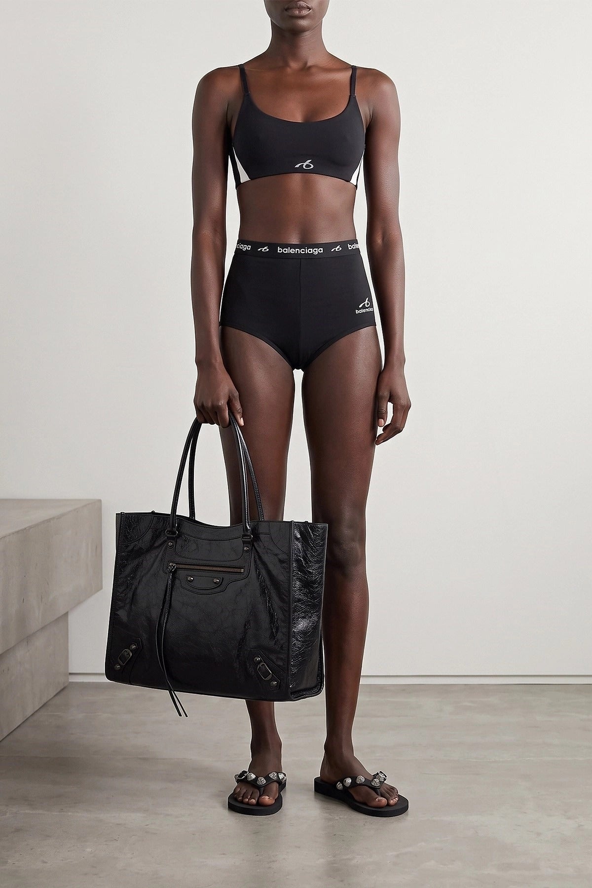 Balenciaga Holiday Capsule Cagole Thong Sandals - alternate view