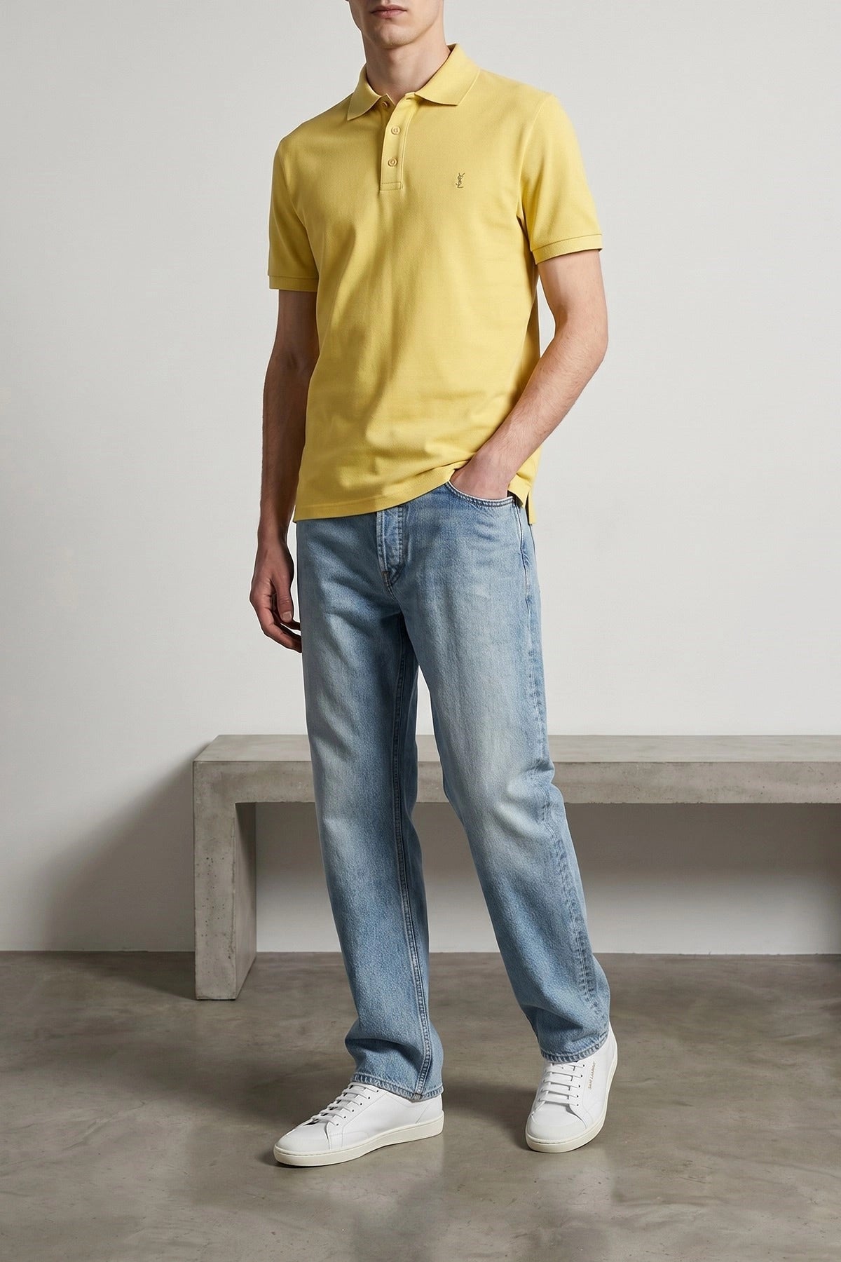 Saint Laurent Cassandre Polo Shirt - alternate view
