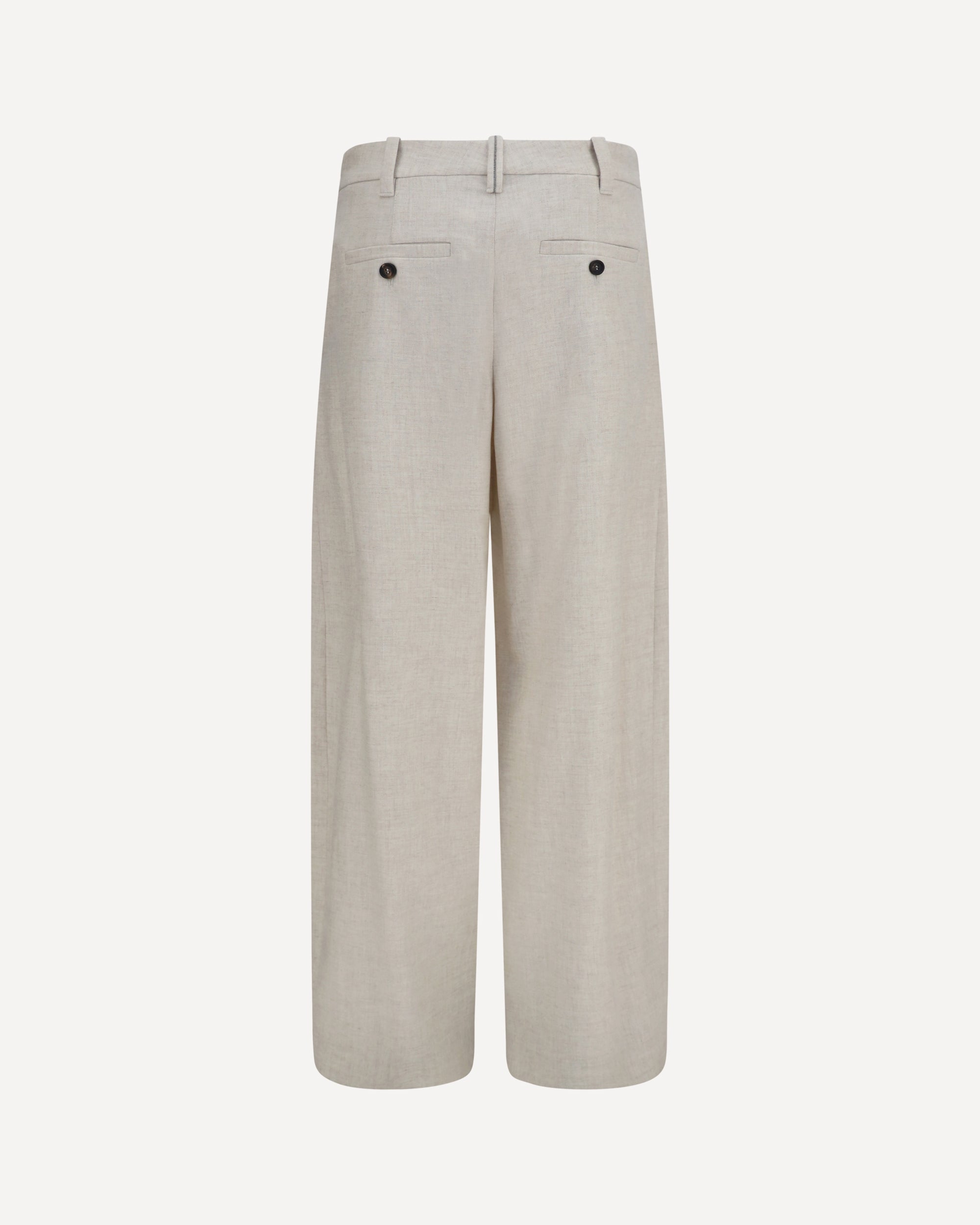 Brunello Cucinelli Wool Cashmere Tailored Pants