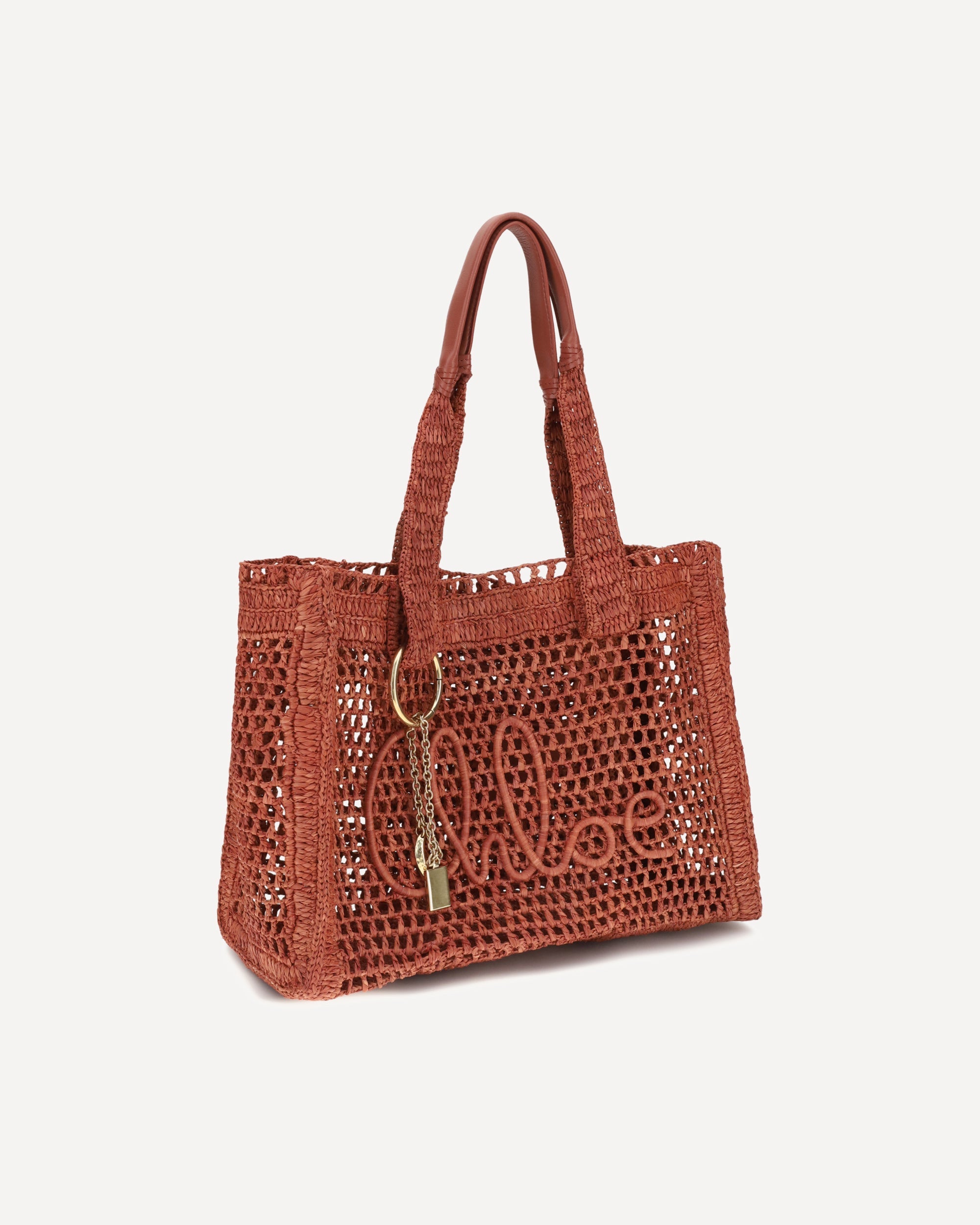 Chloé East-West Banana Raffia Tote Bag - alternate view