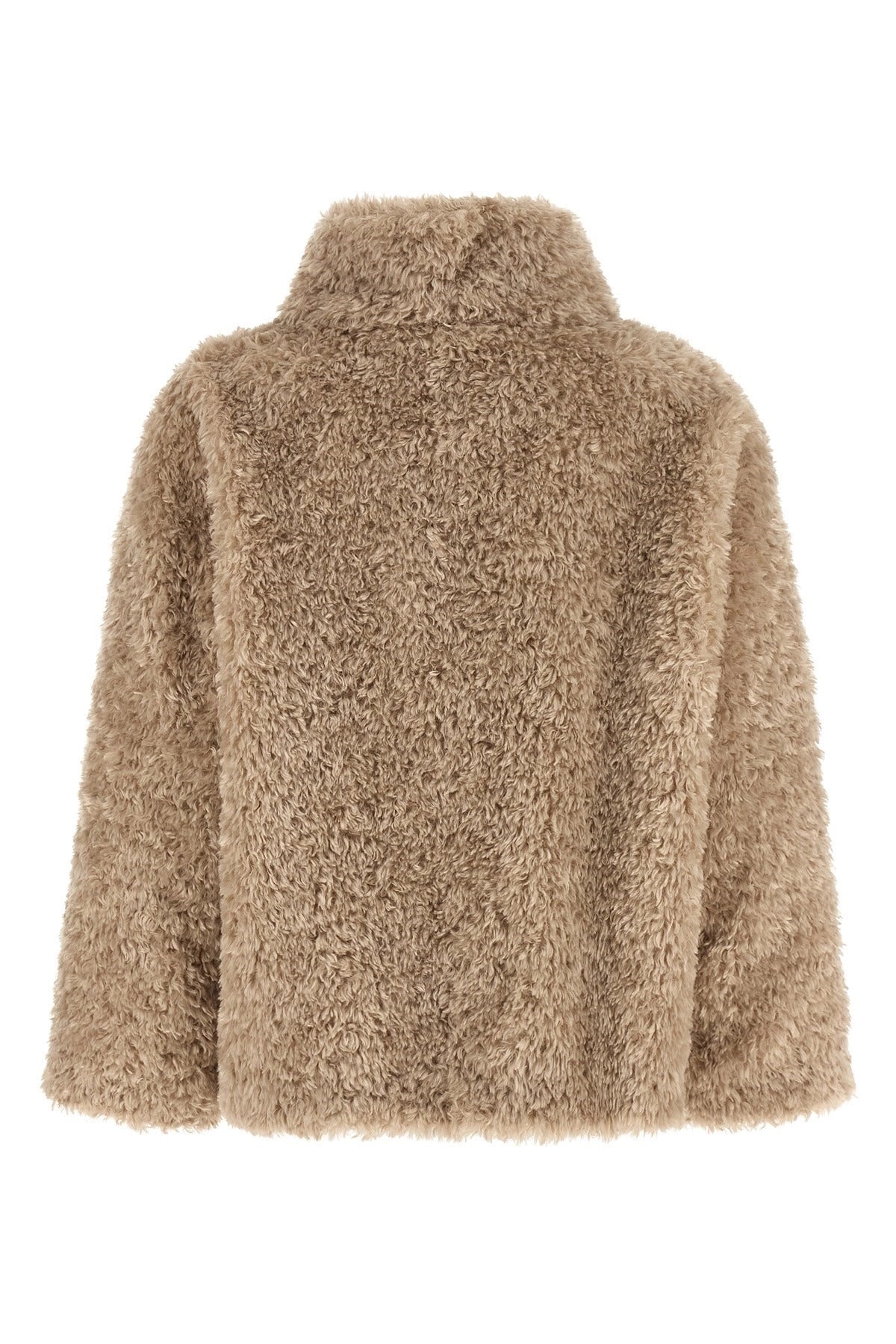Herno Curled Shearling Effect Coat - alternate view