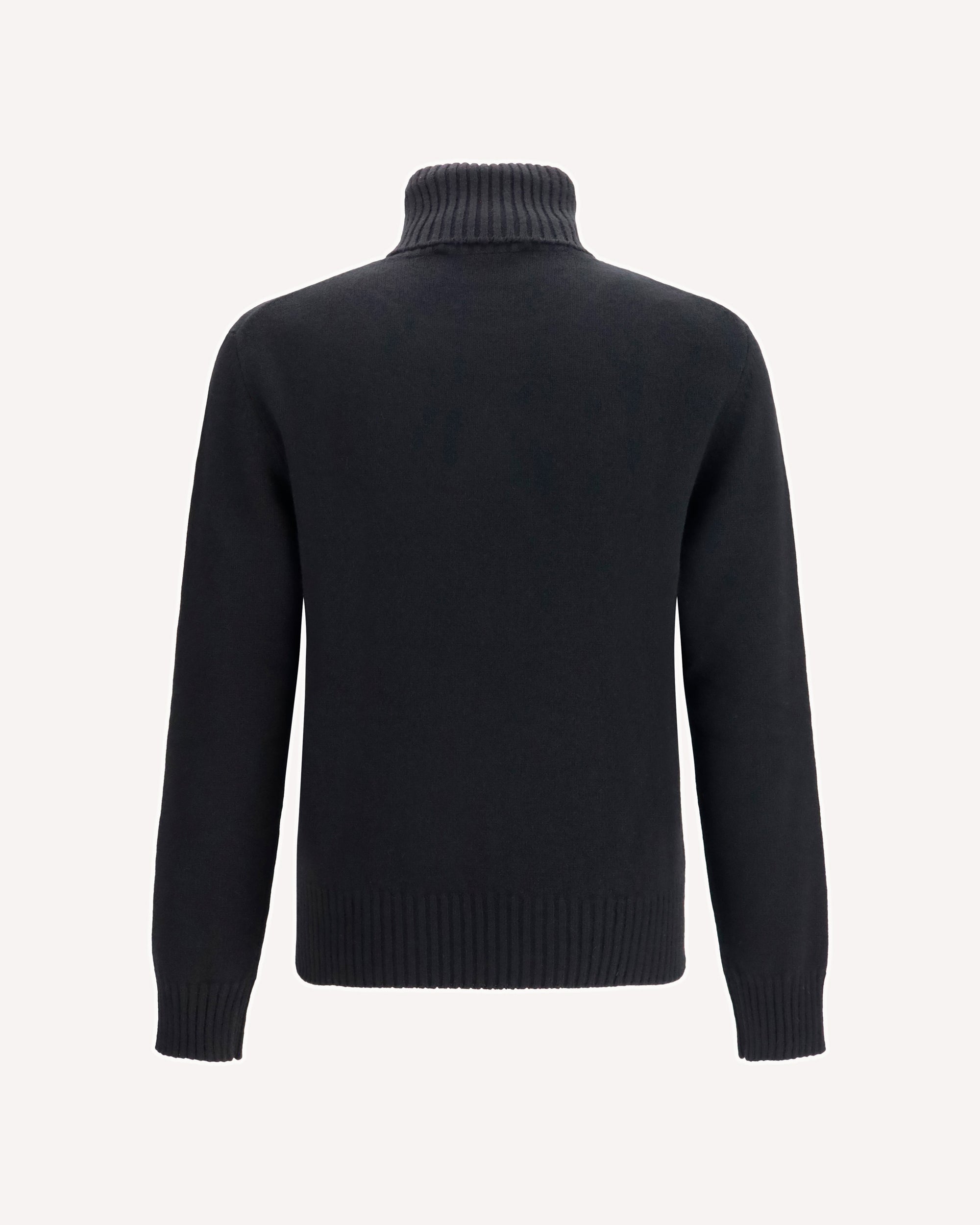 Ami Paris Embroidered Logo High-Neck Sweater - alternate view