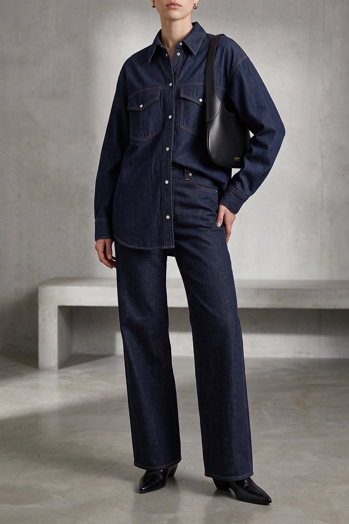 Khaite Christensen Denim Shirt