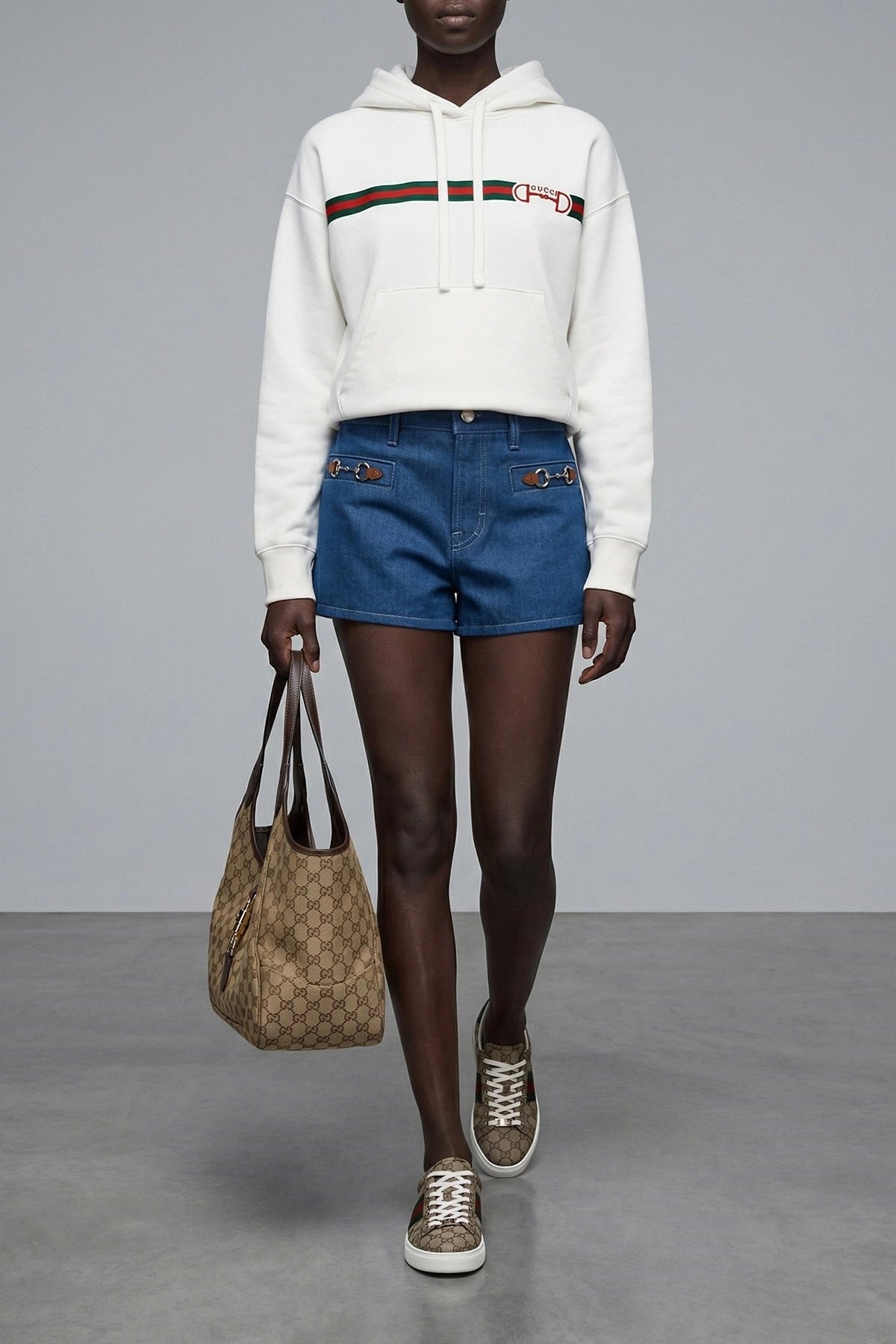 Gucci Morsetto Embroidery Hoodie