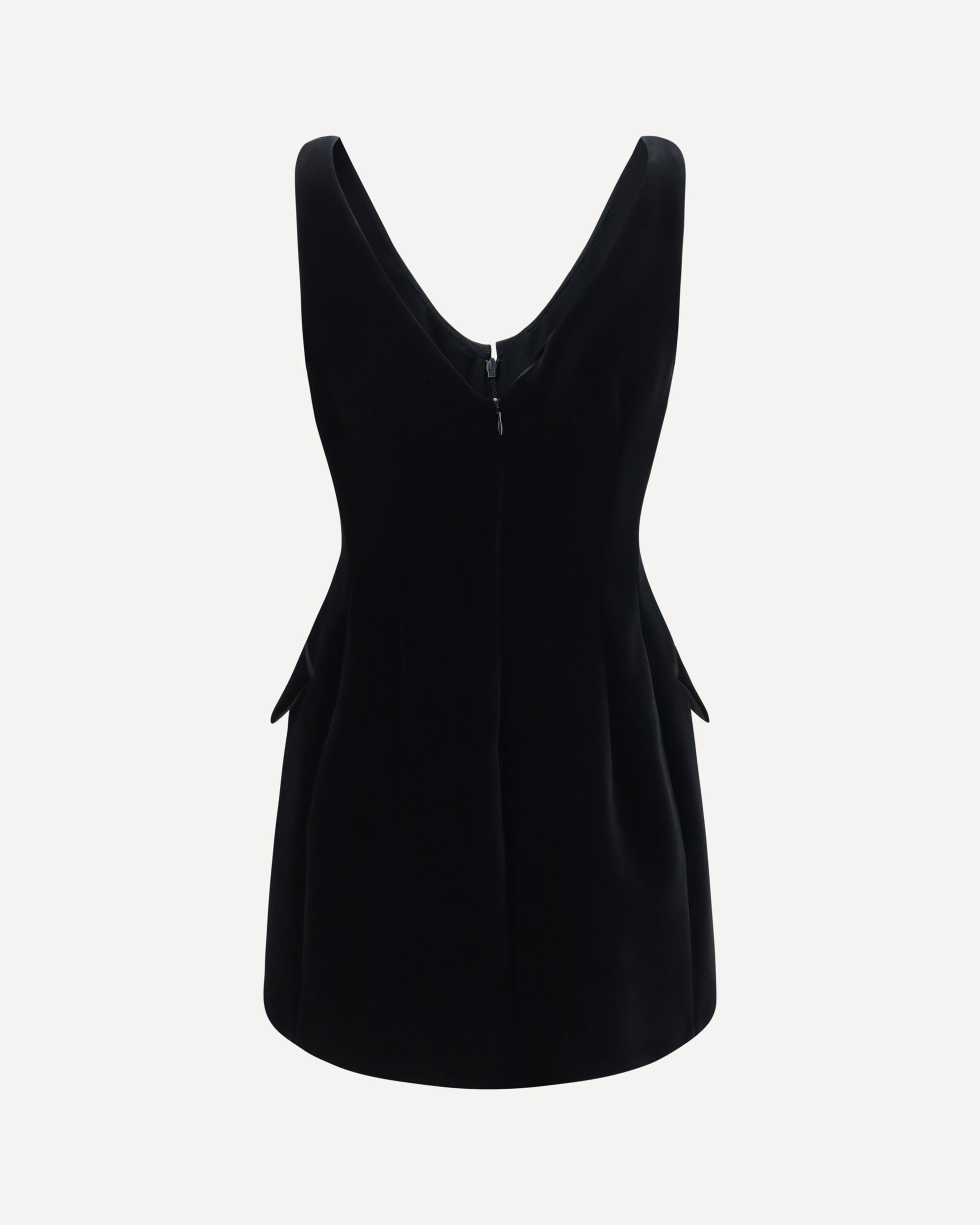 Max Mara Tefrite Structured V-Neck Dress - alternate view