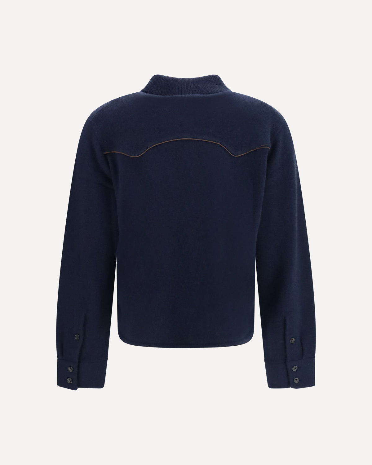 Guest in Residence Cropped Western Cashmere Shirt - alternate view
