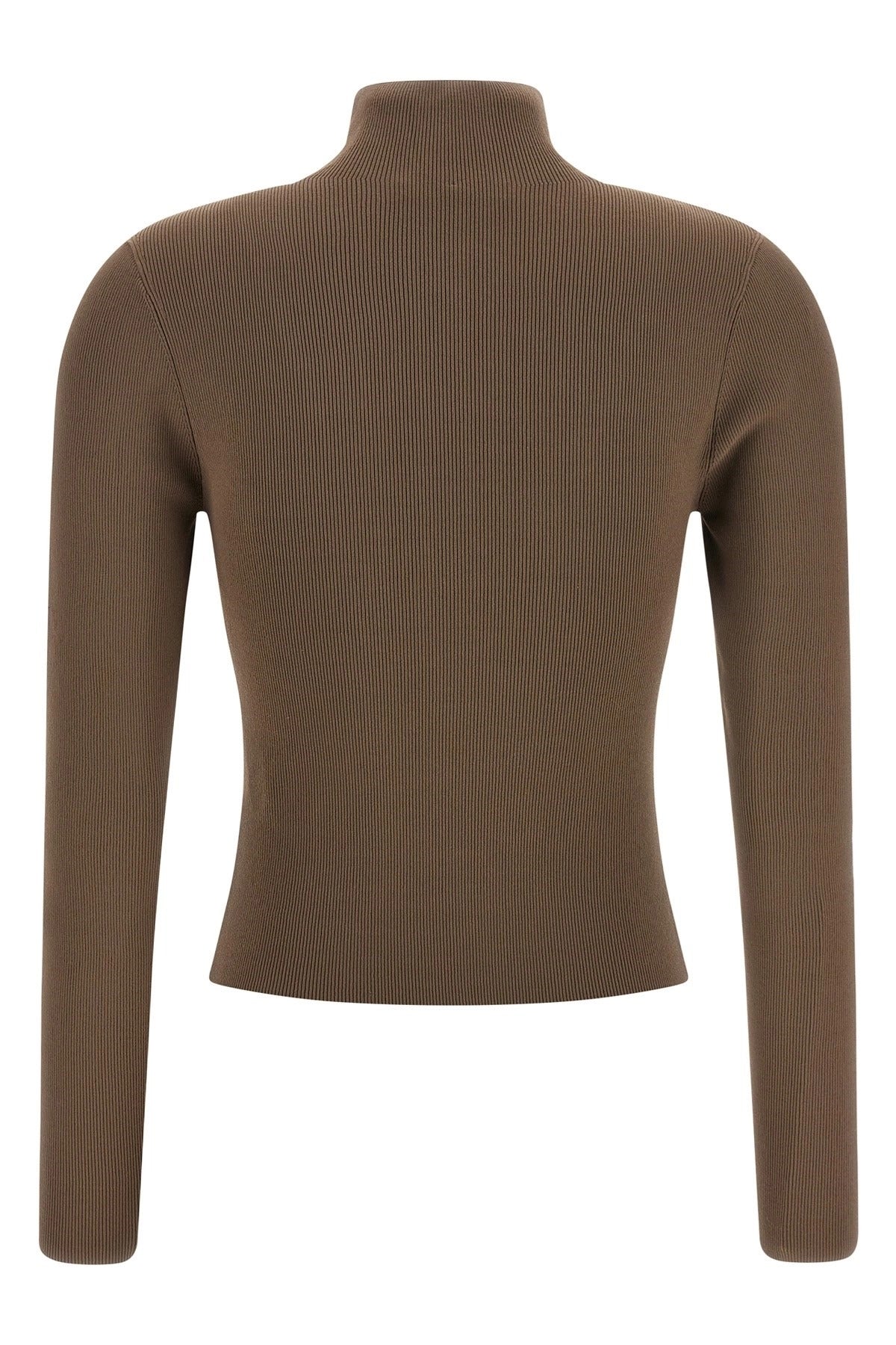 Alexander Wang Logo Ribbed Turtleneck Sweater