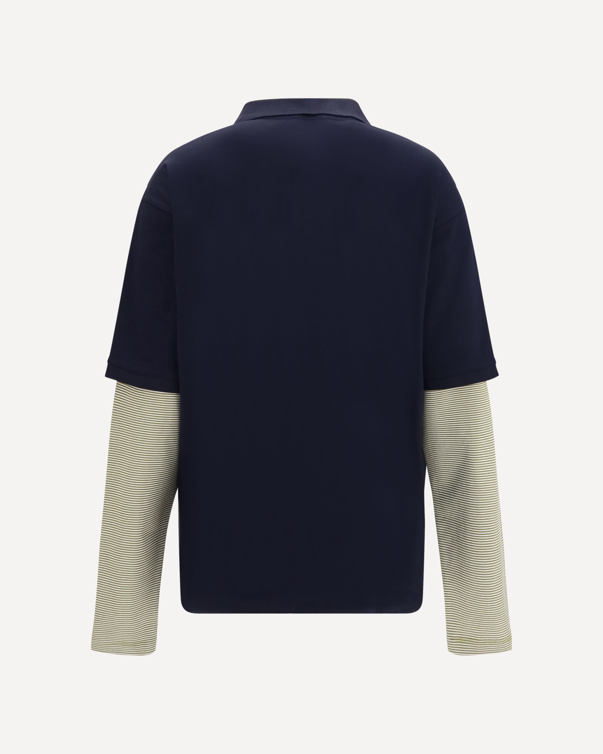 Miu Miu Striped Sleeve Polo Sweater - alternate view