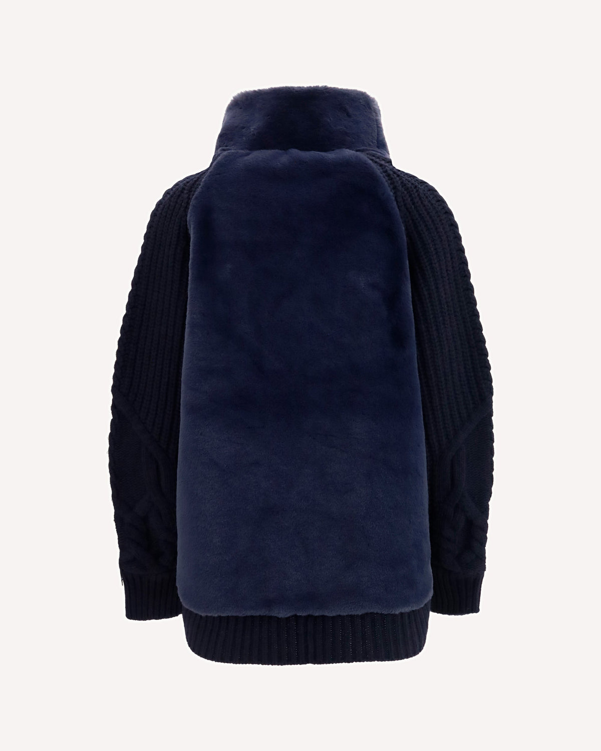 Herno High-Neck Fur Jacket - alternate view