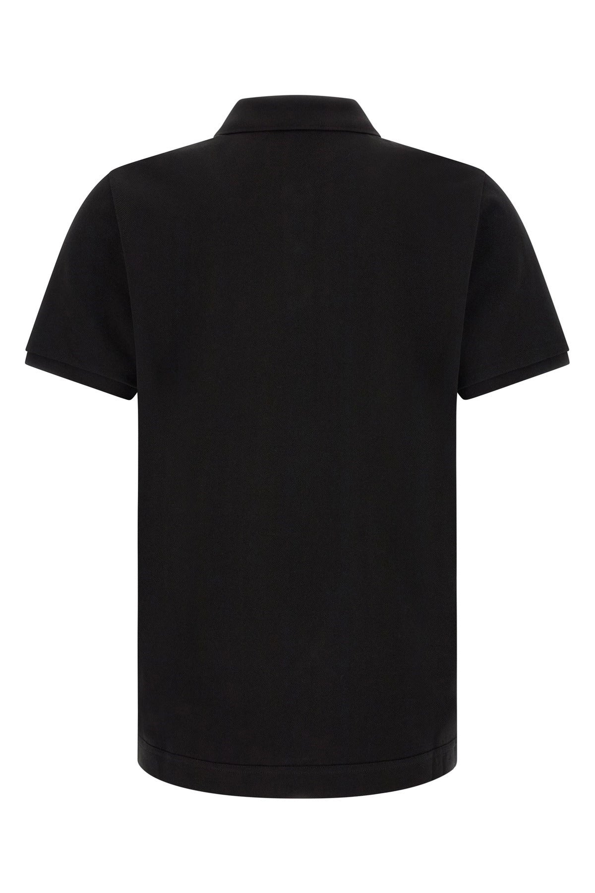 Moncler Leather Logo Patch Polo Shirt - alternate view