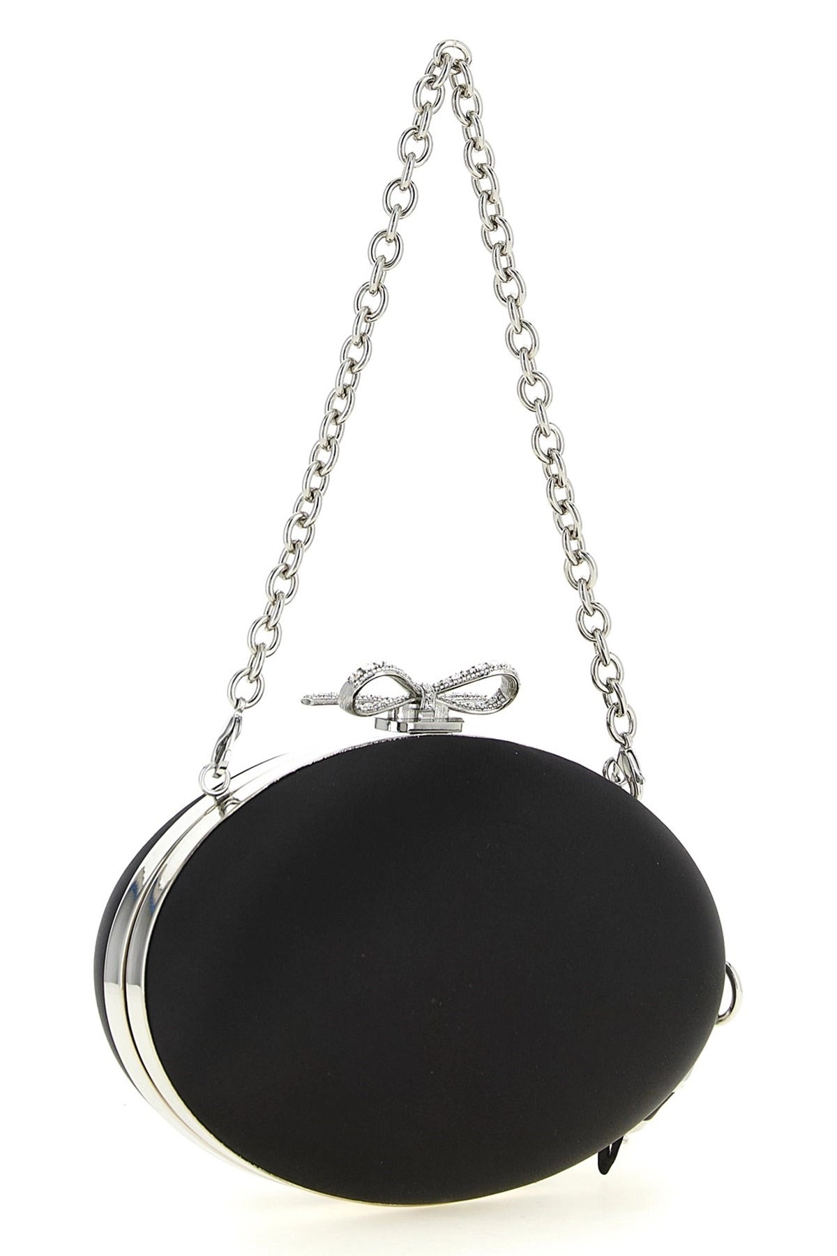 Self-Portrait Oval Satin Clutch - alternate view