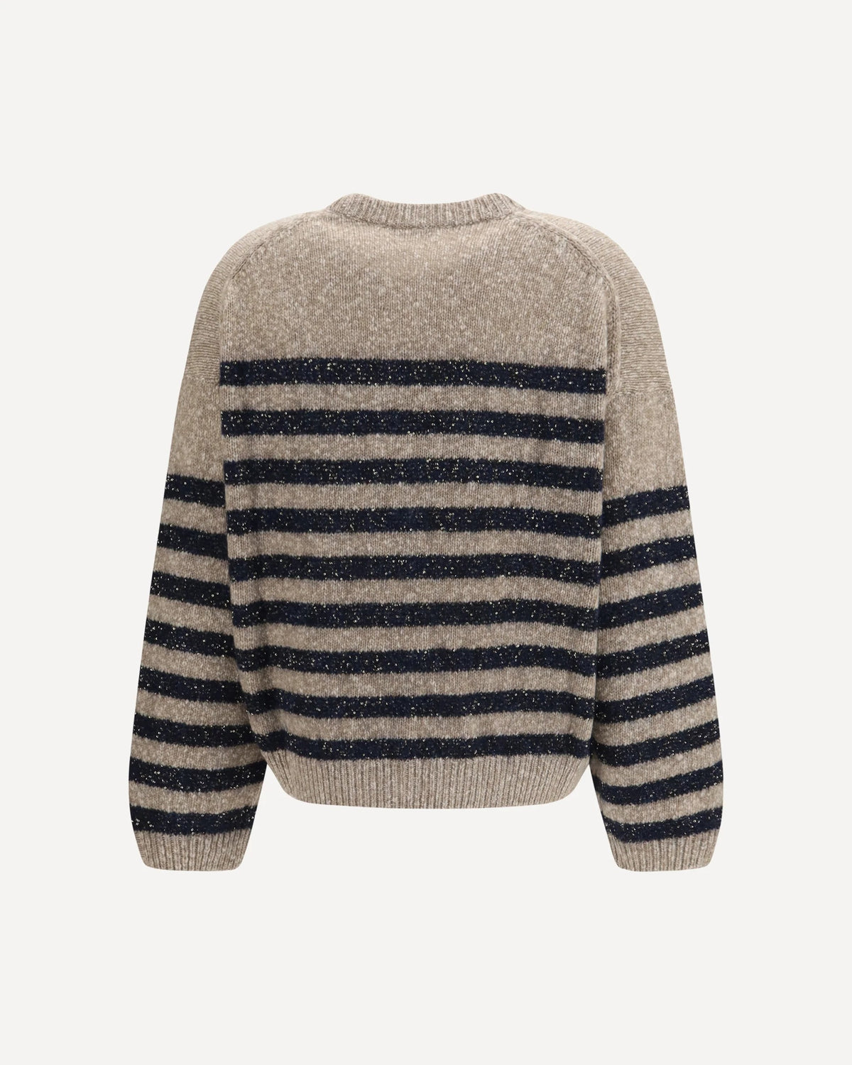 Brunello Cucinelli Cashmere Wool Striped Sweater - alternate view