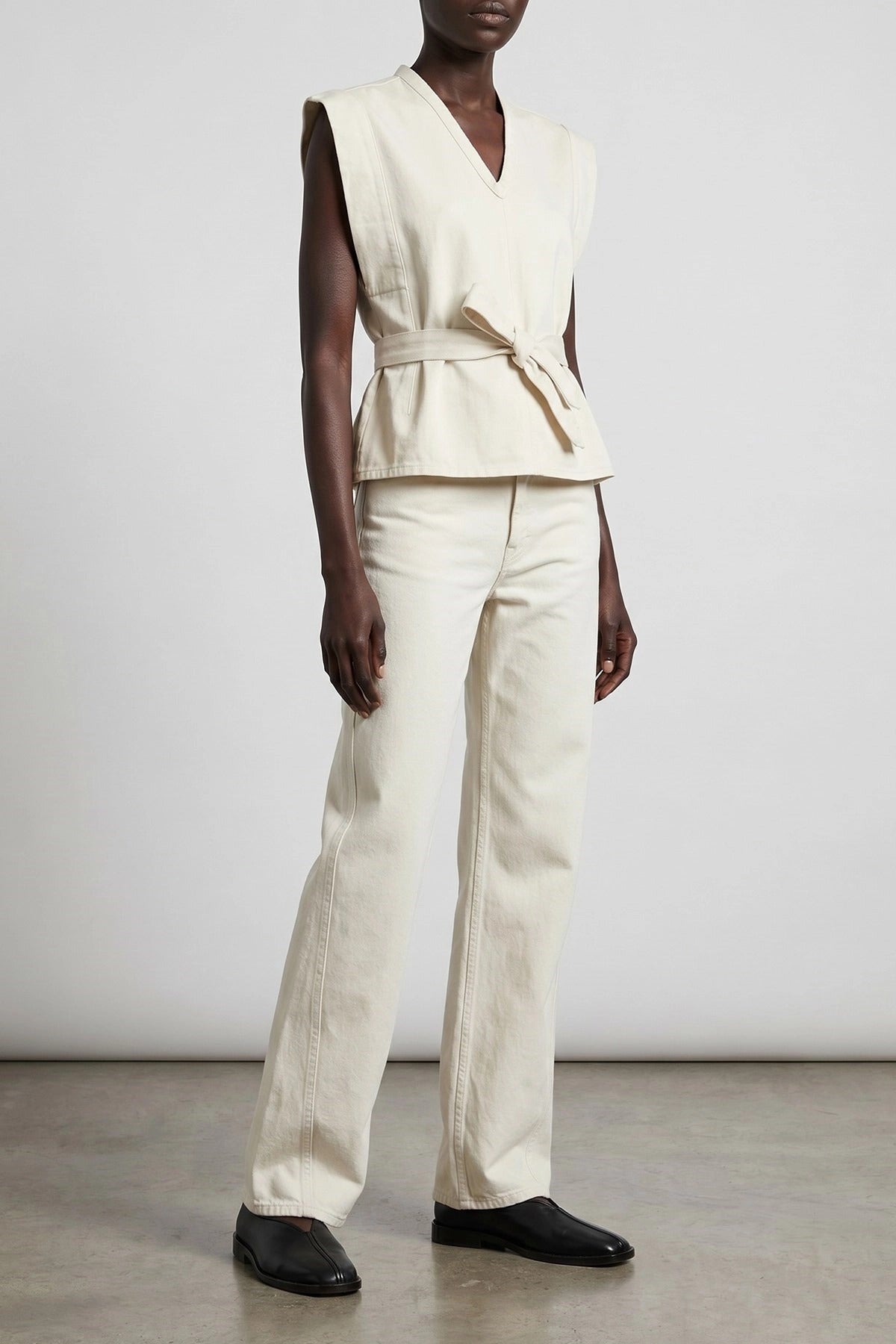 Lemaire Twisted Stitching Denim Pants