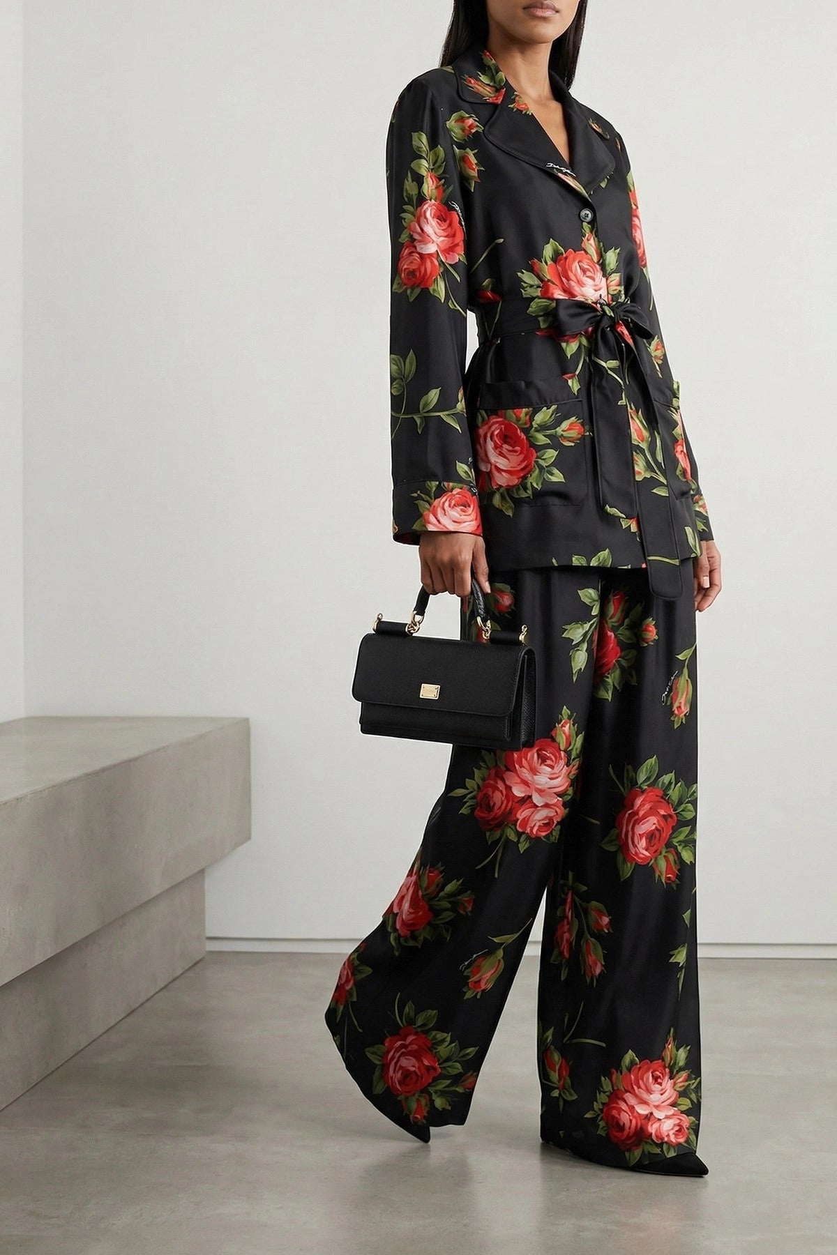Dolce & Gabbana Bouquet Rose Pants - alternate view