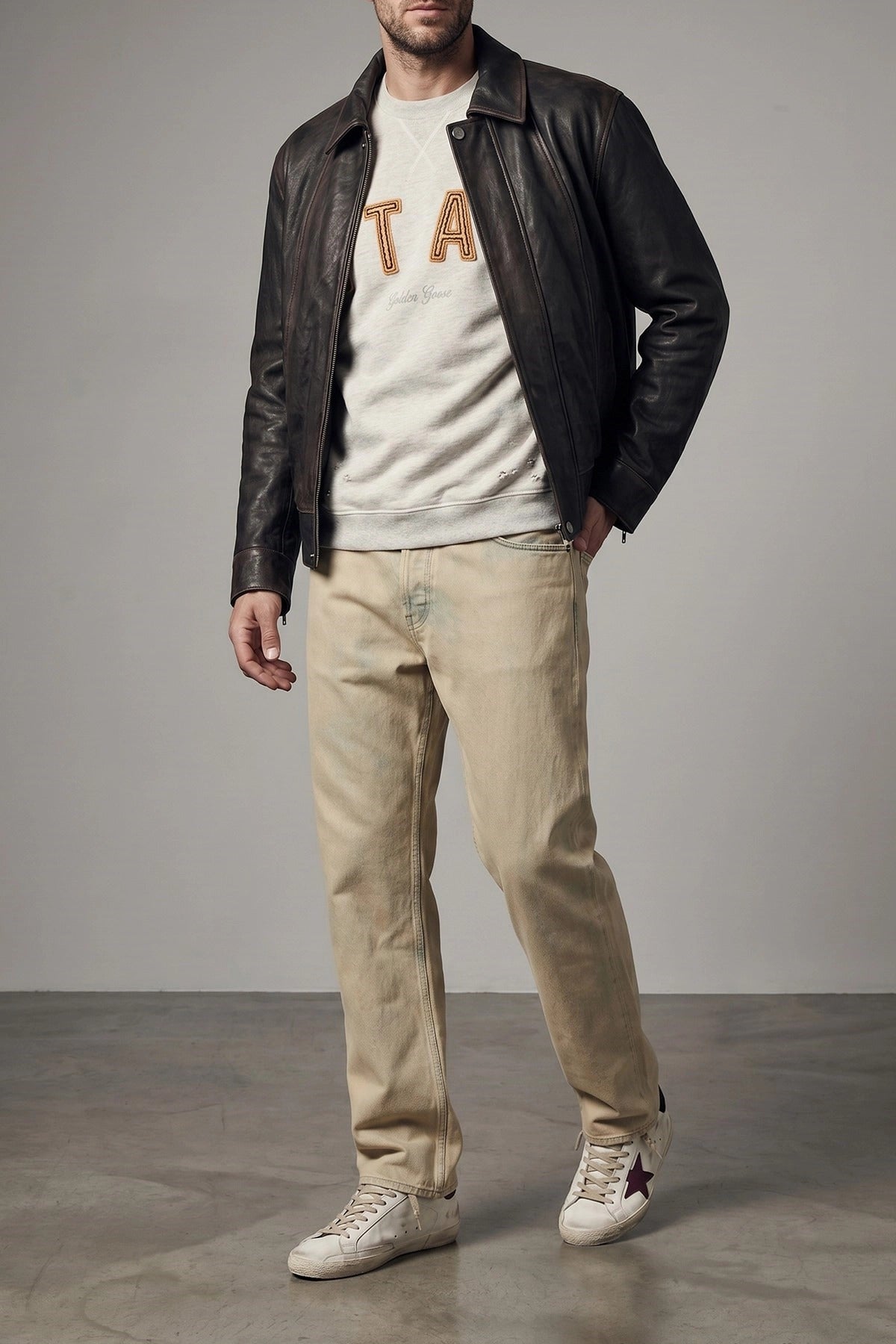Golden Goose Skate Bleach Laguna Wash Jeans - alternate view
