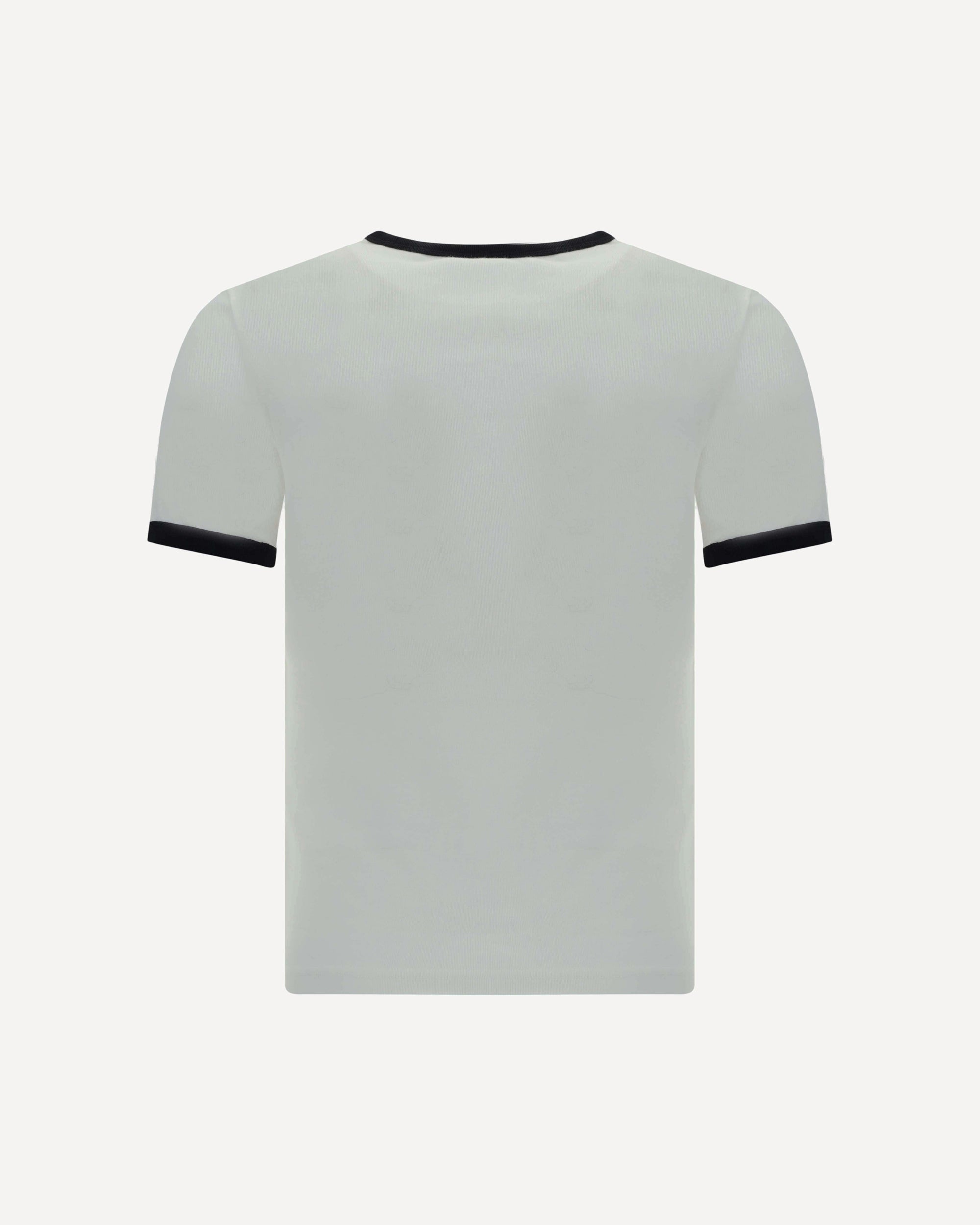 Logo Cotton T-Shirt With Contrast Neck - alternate view