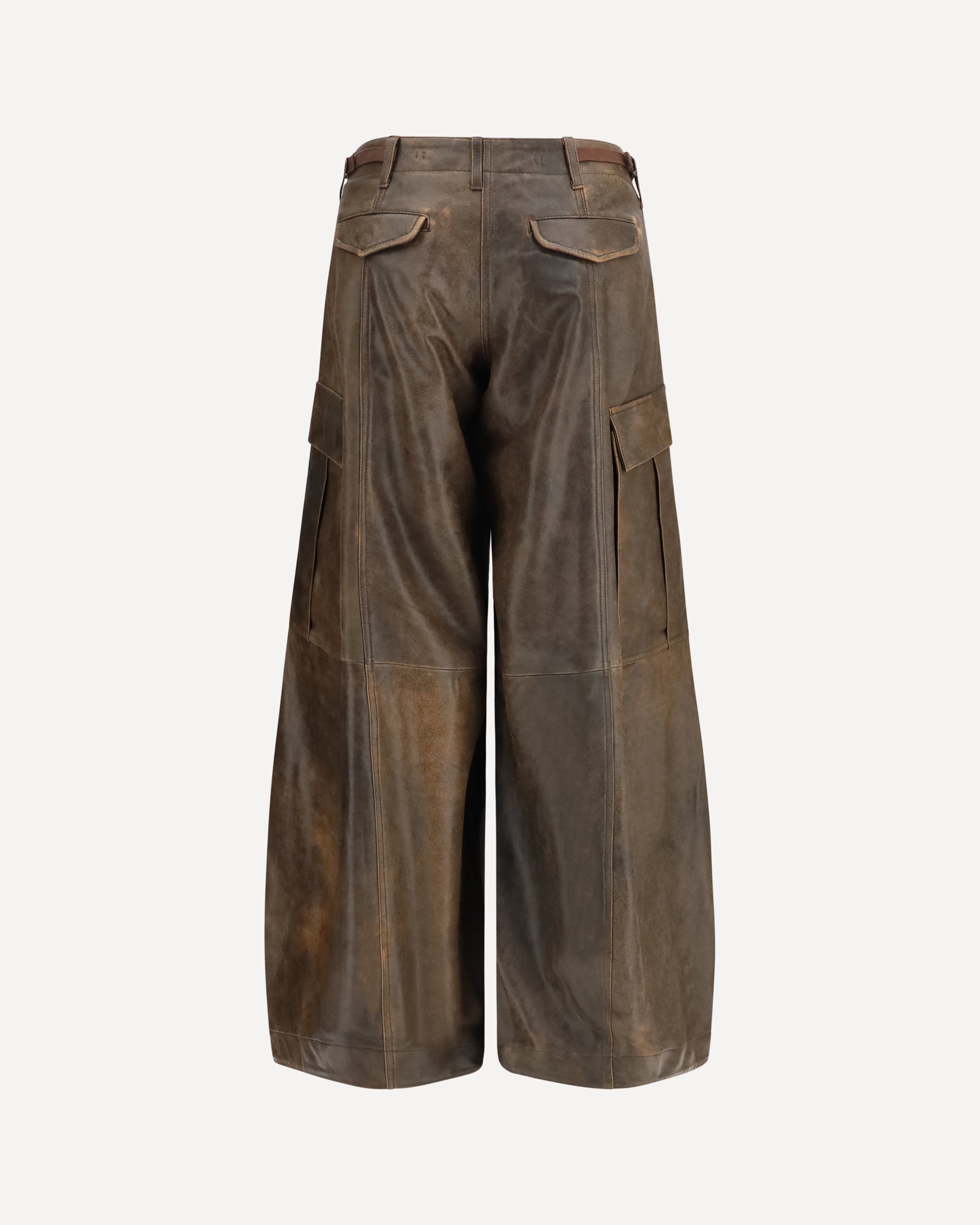R13 Leather Cargo Pants