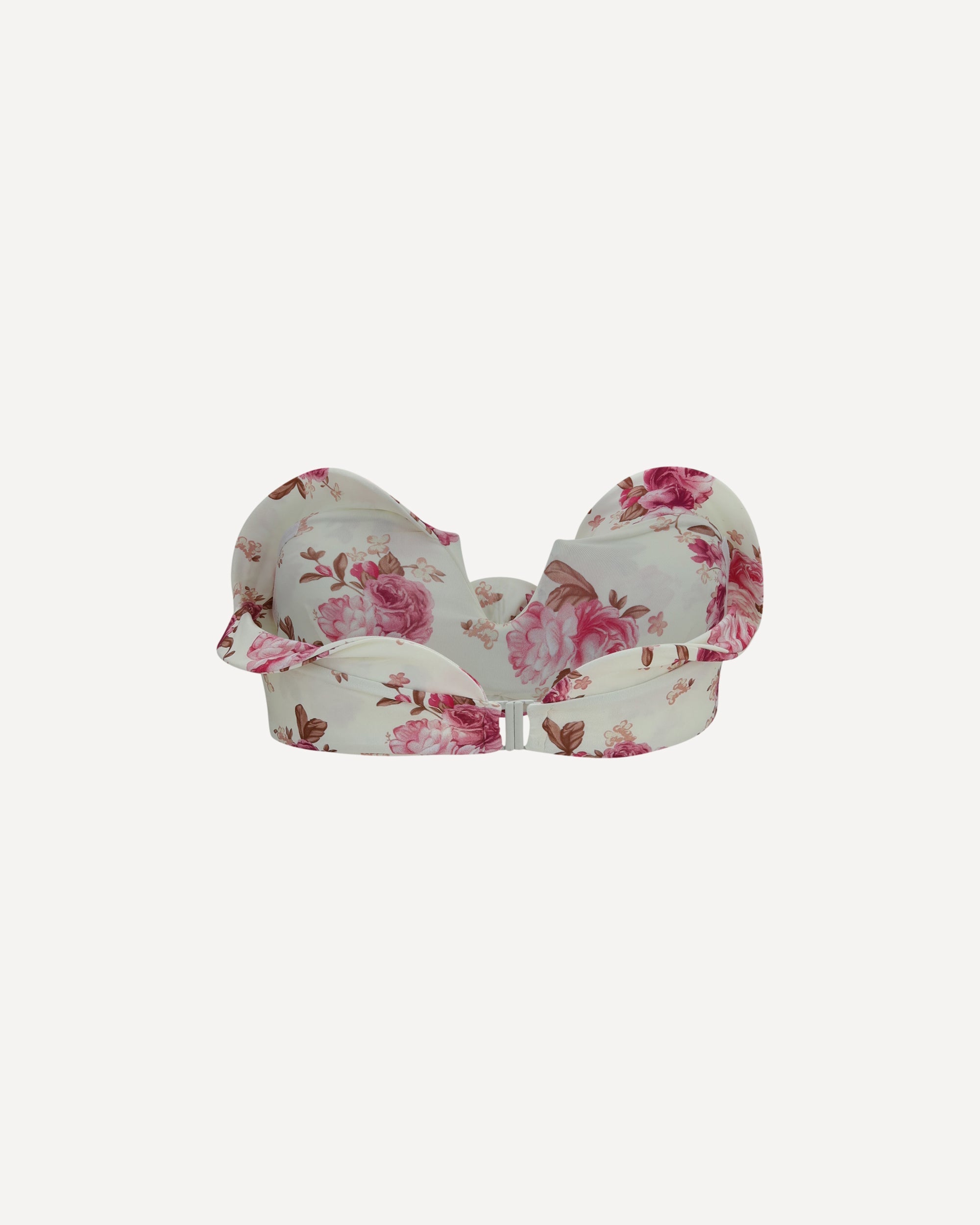 Magda Butrym Sculpturale bandeautop met bloemprint - alternate view