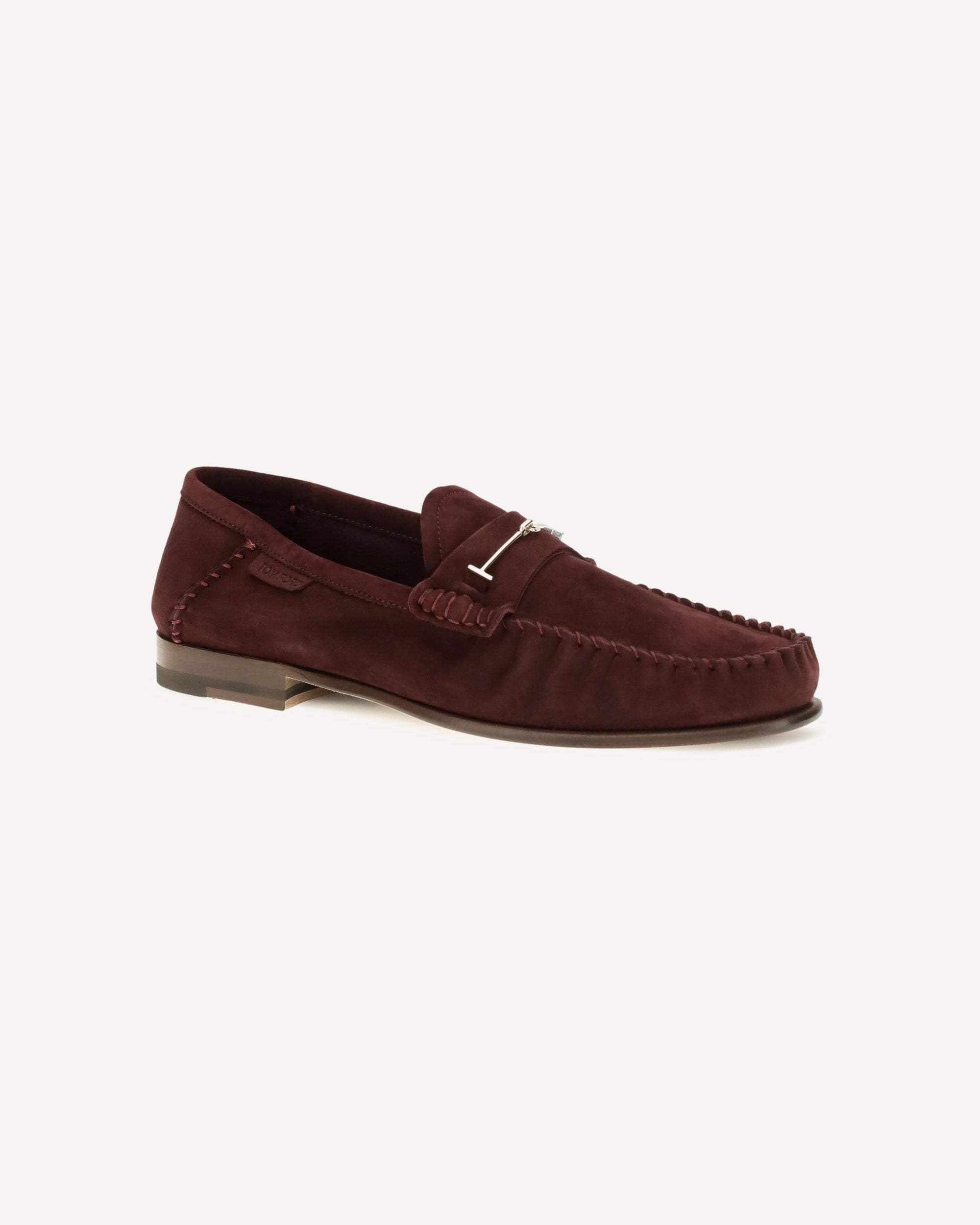 Tom Ford Suede Leather T-Strap Loafers